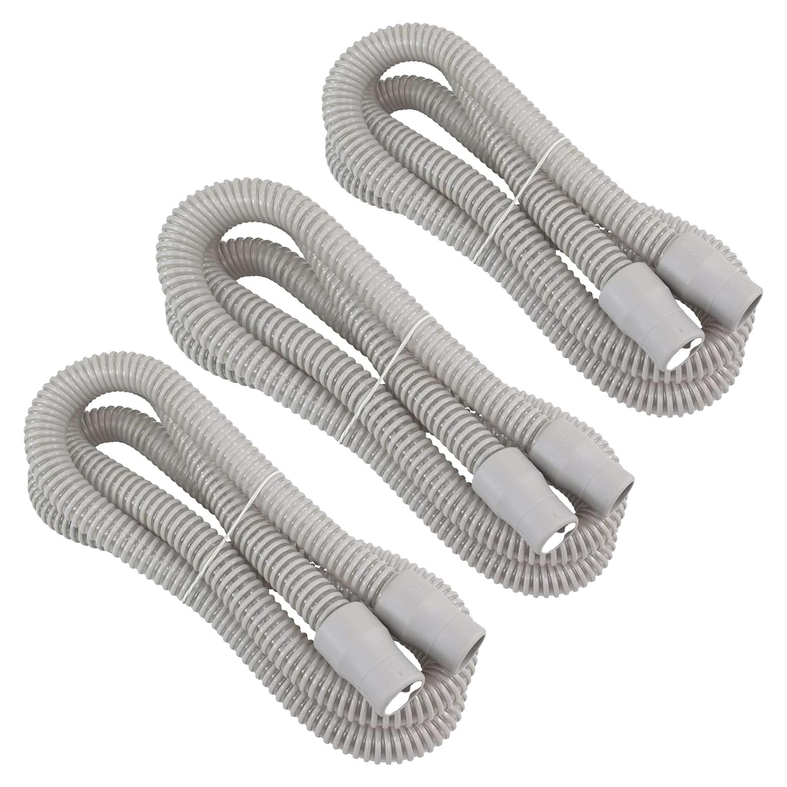 Manguera CPAP Roscoe Medical 1.83m 3 Paquete Flexible Gris