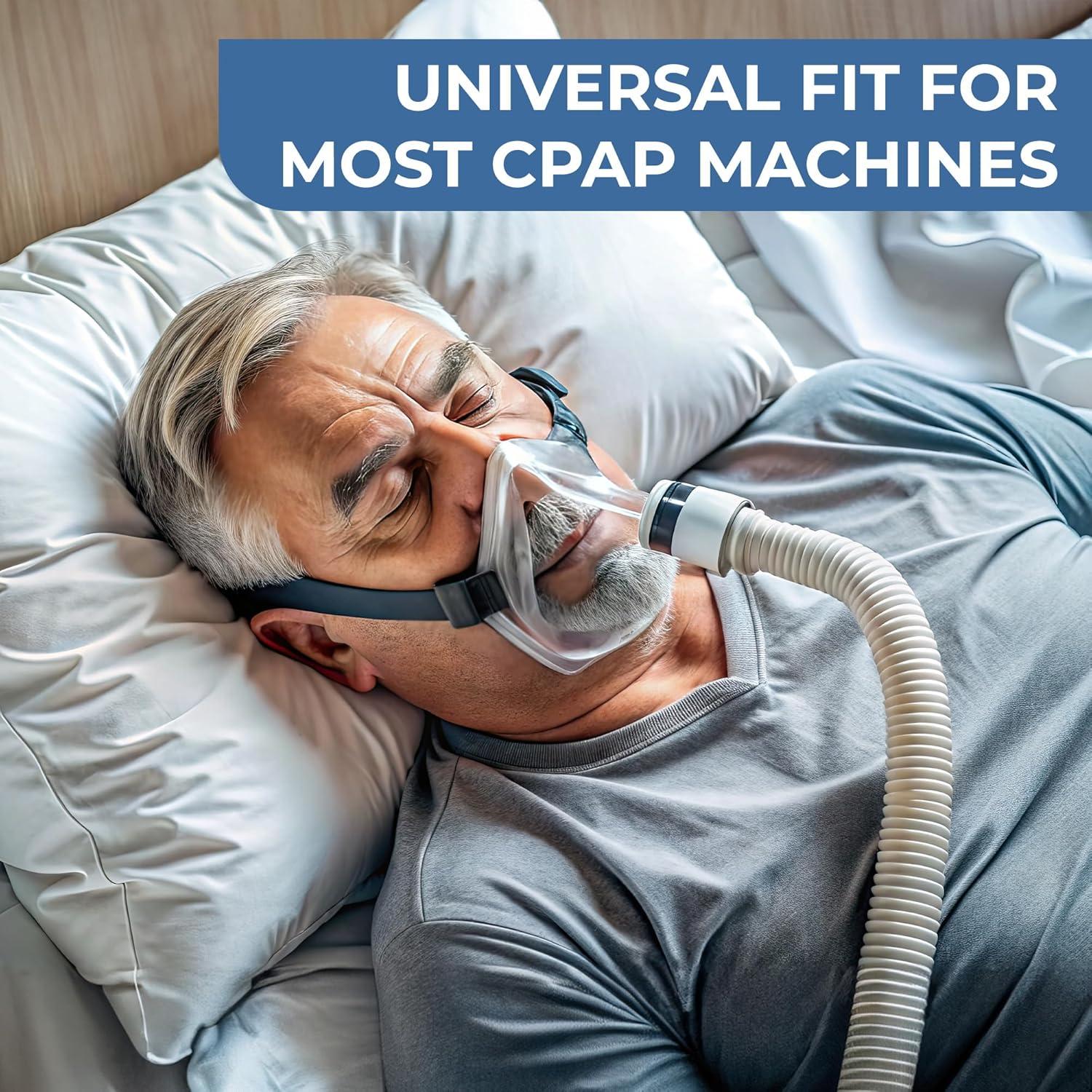 Manguera CPAP Roscoe Medical 1.83m 3 Paquete Flexible Gris