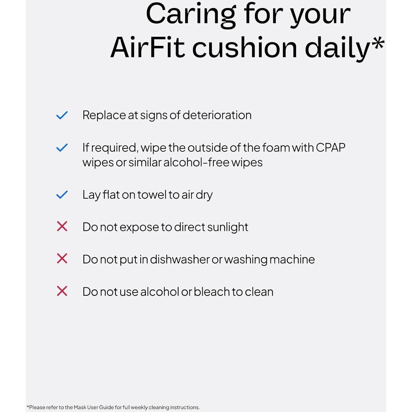 Almohadilla de Reemplazo ResMed AirFit F30i - Mediana