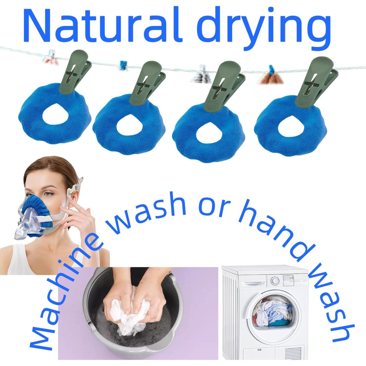 Paquete de 6 forros de máscara CPAP playWooWgo tamaño mediano