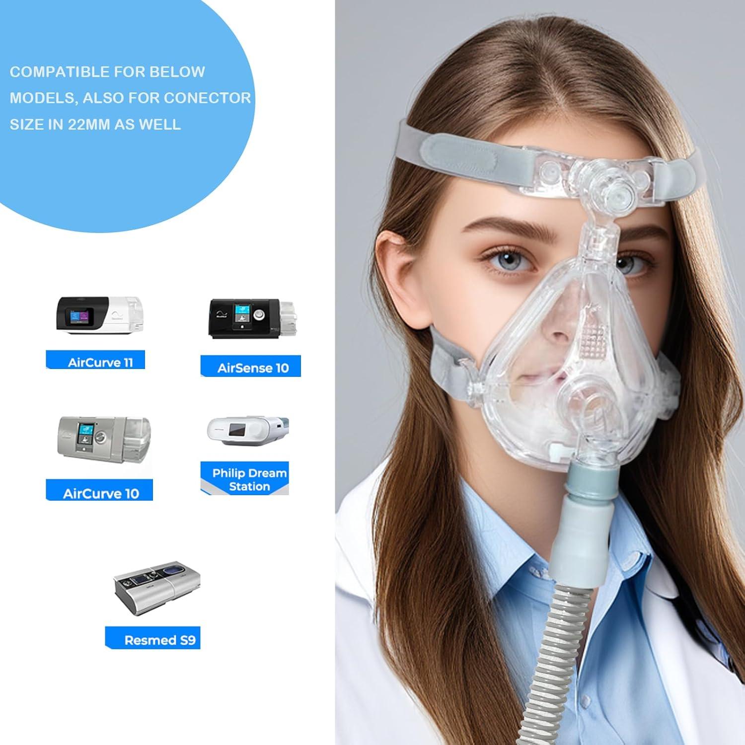 Pack de 3 Mangueras de 1.83 m para CPAP LonXFan con Cepillos