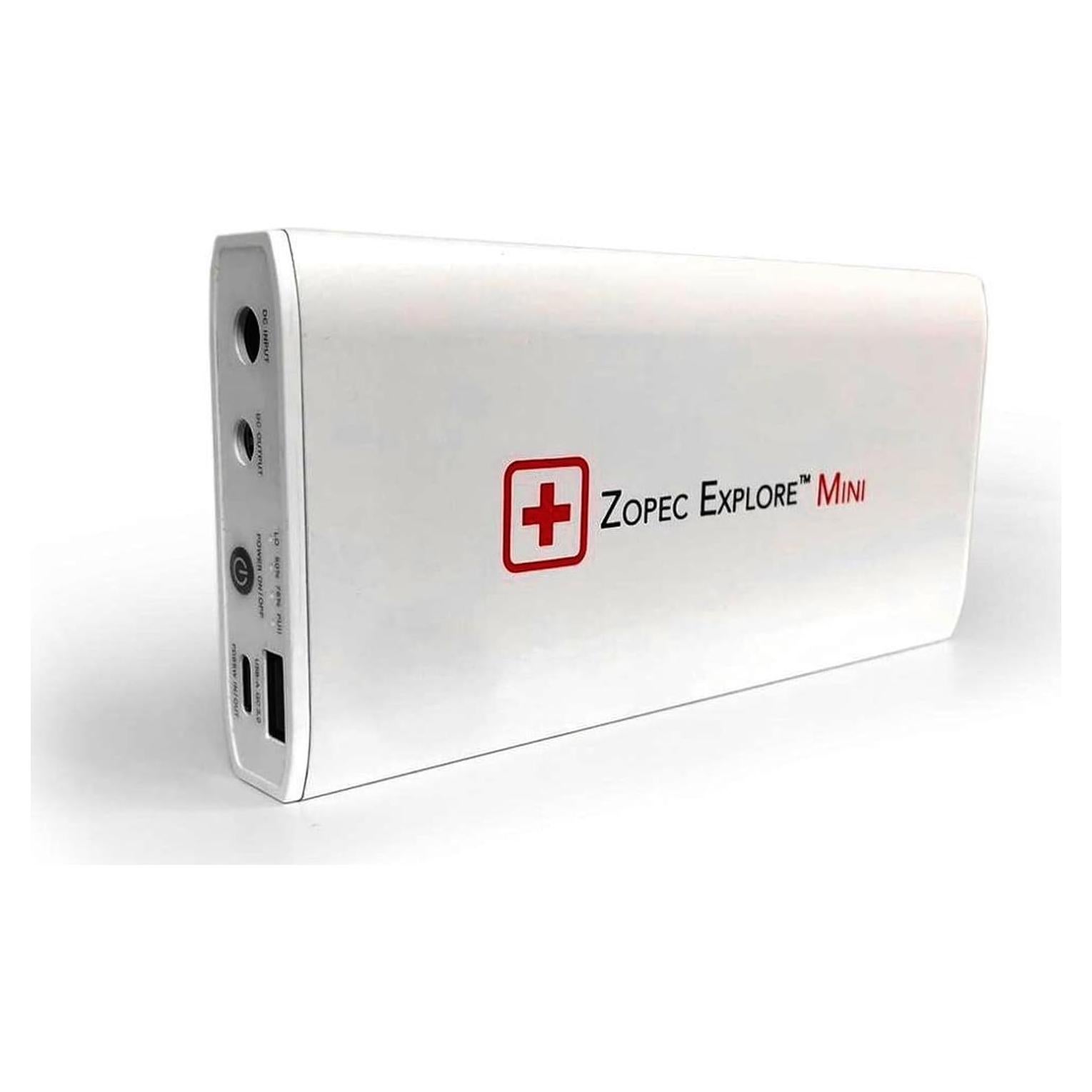 Batería de Respaldo Zopec Explore Mini CPAP - 0.45 kg - Carga Rápida