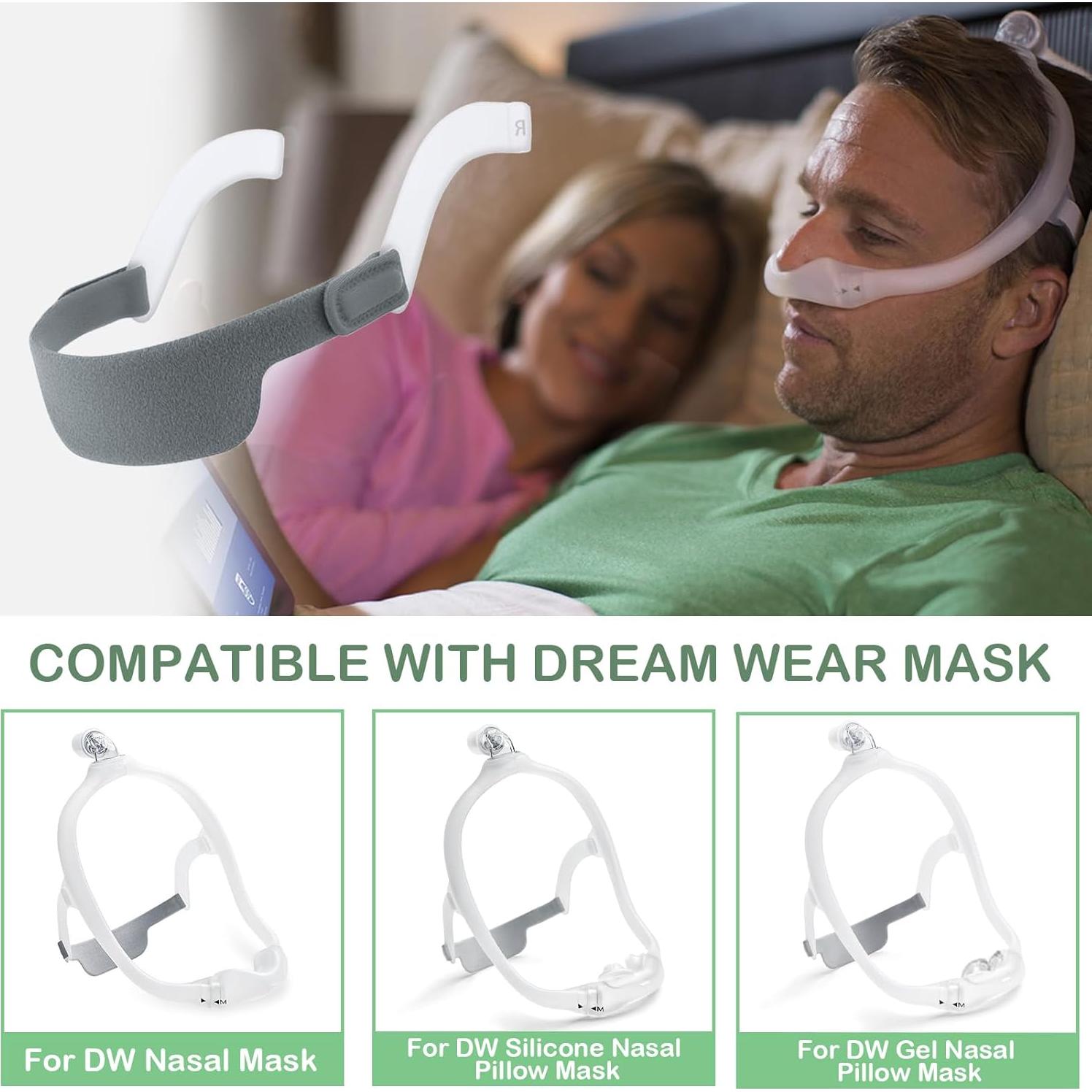 Cabezal CPAP Ajustable JFHNMLW para Airfit N30i/P30i - Gel Transpirable