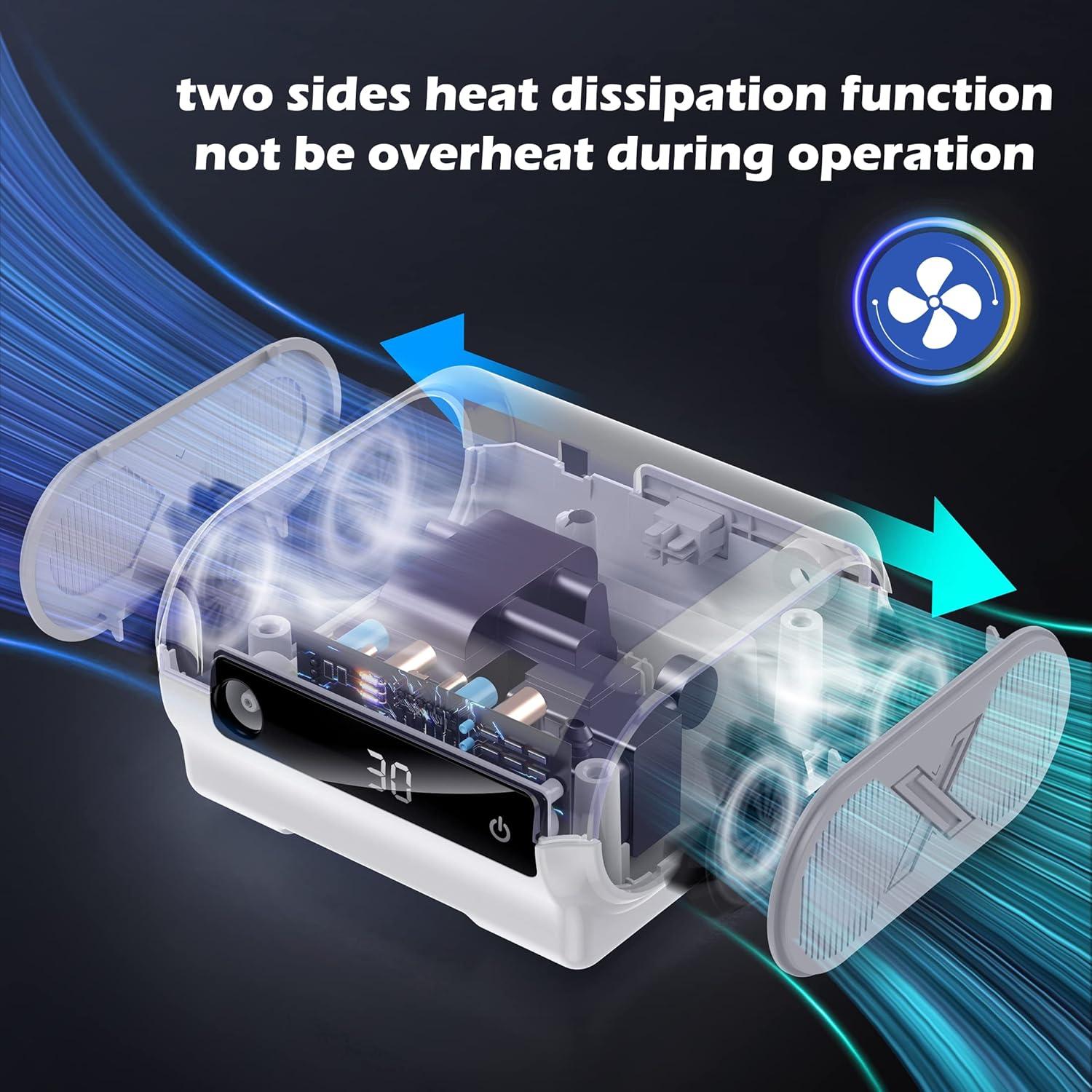 Nebulizador Digital Inteligente Hailie NF0109 con Pantalla LED