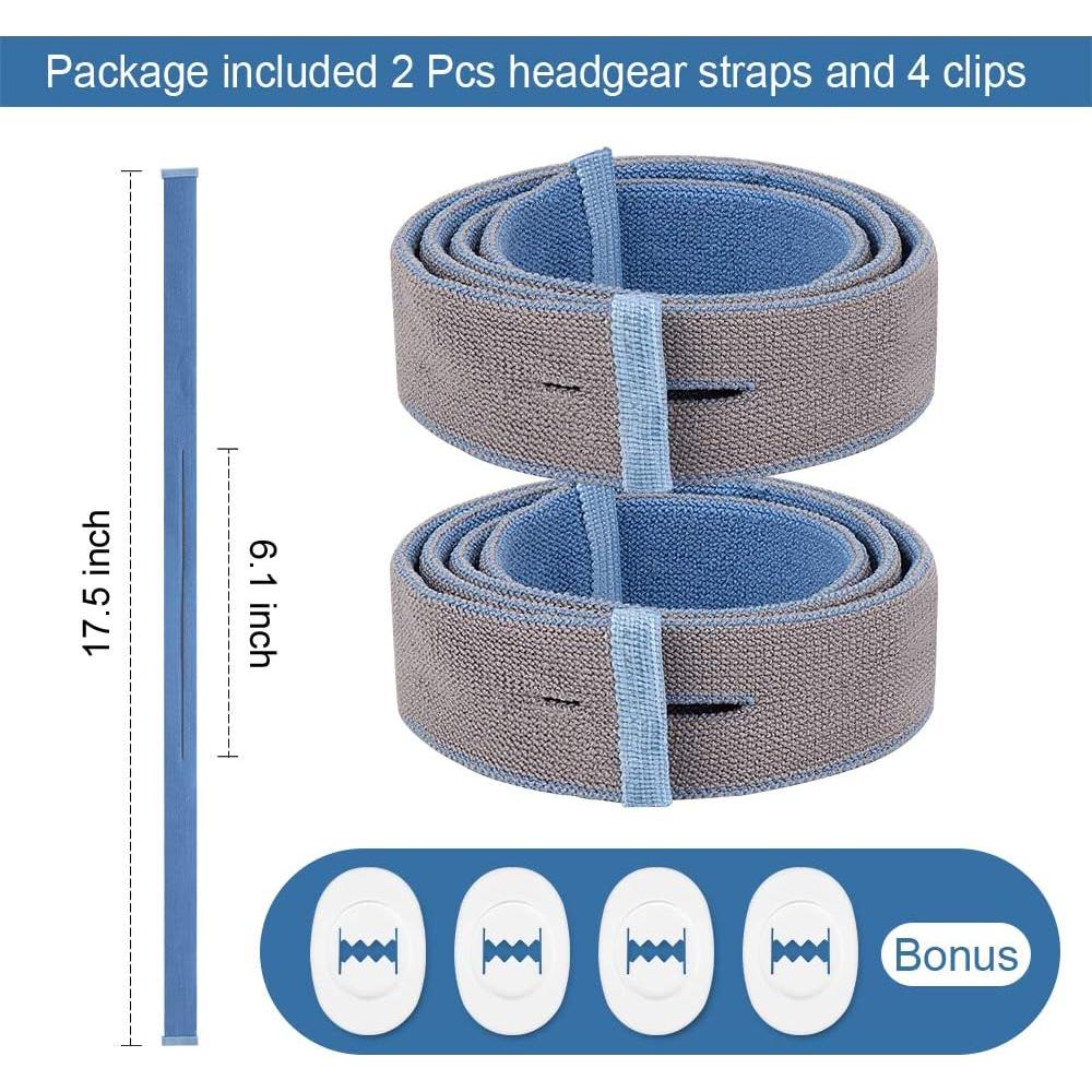 Correas de repuesto Iduola para máscara ResMed Airfit P10 - 2 unidades