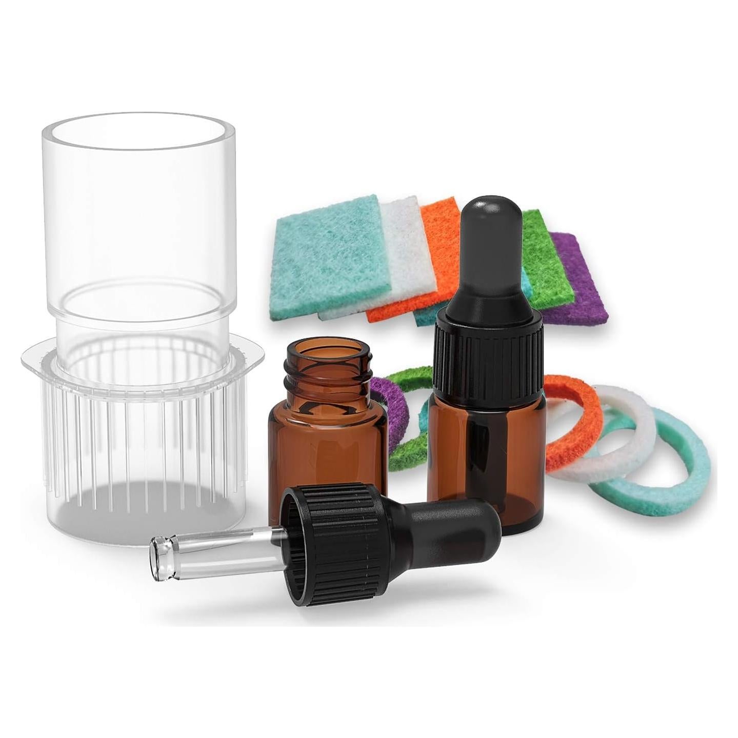 Adaptador de Aromaterapia CPAP Heathorn con 12 Almohadillas y 2 Botellas