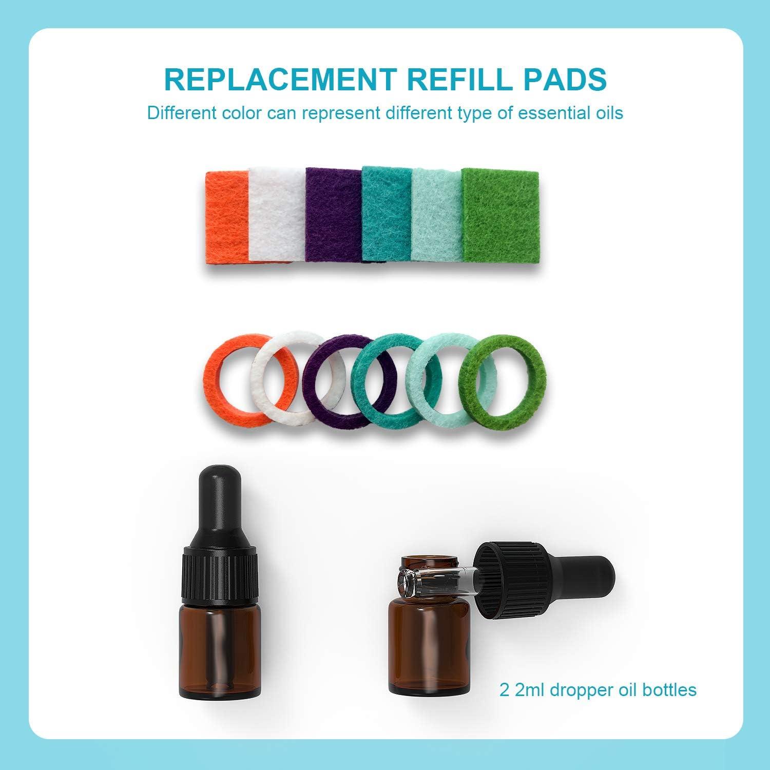 Adaptador de Aromaterapia CPAP Heathorn con 12 Almohadillas y 2 Botellas