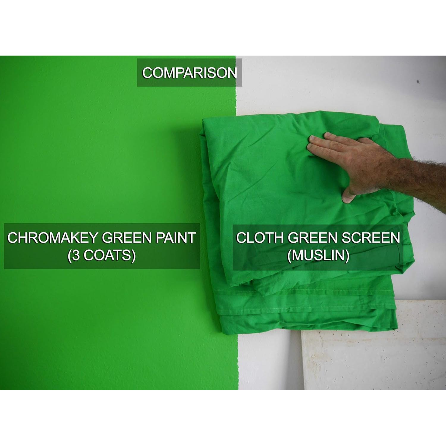 Pintura ChromaKey Verde 1 Galón Ticonderoga 400 m²