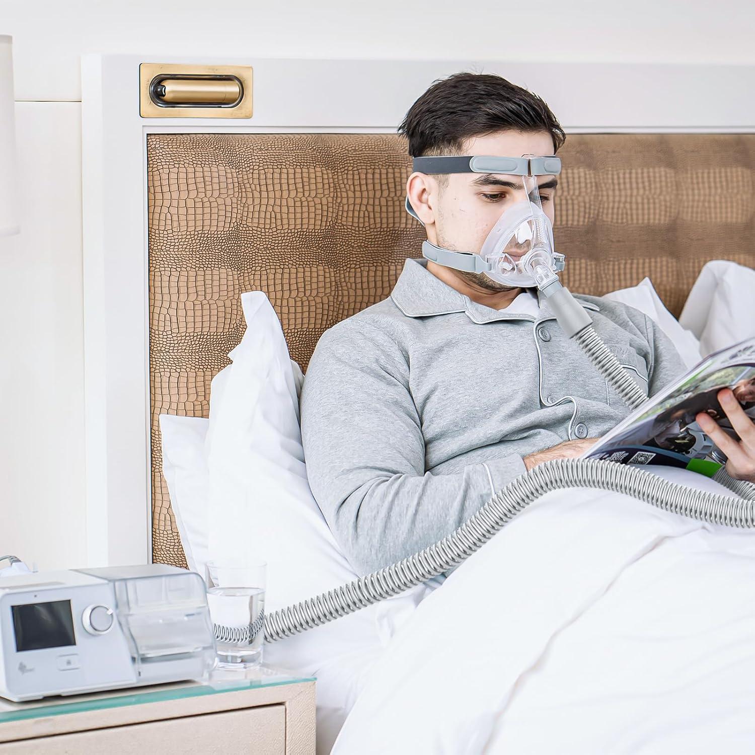 Paquete de 2 Mangueras CPAP FunGeneTEC 1.83m 22mm Gris