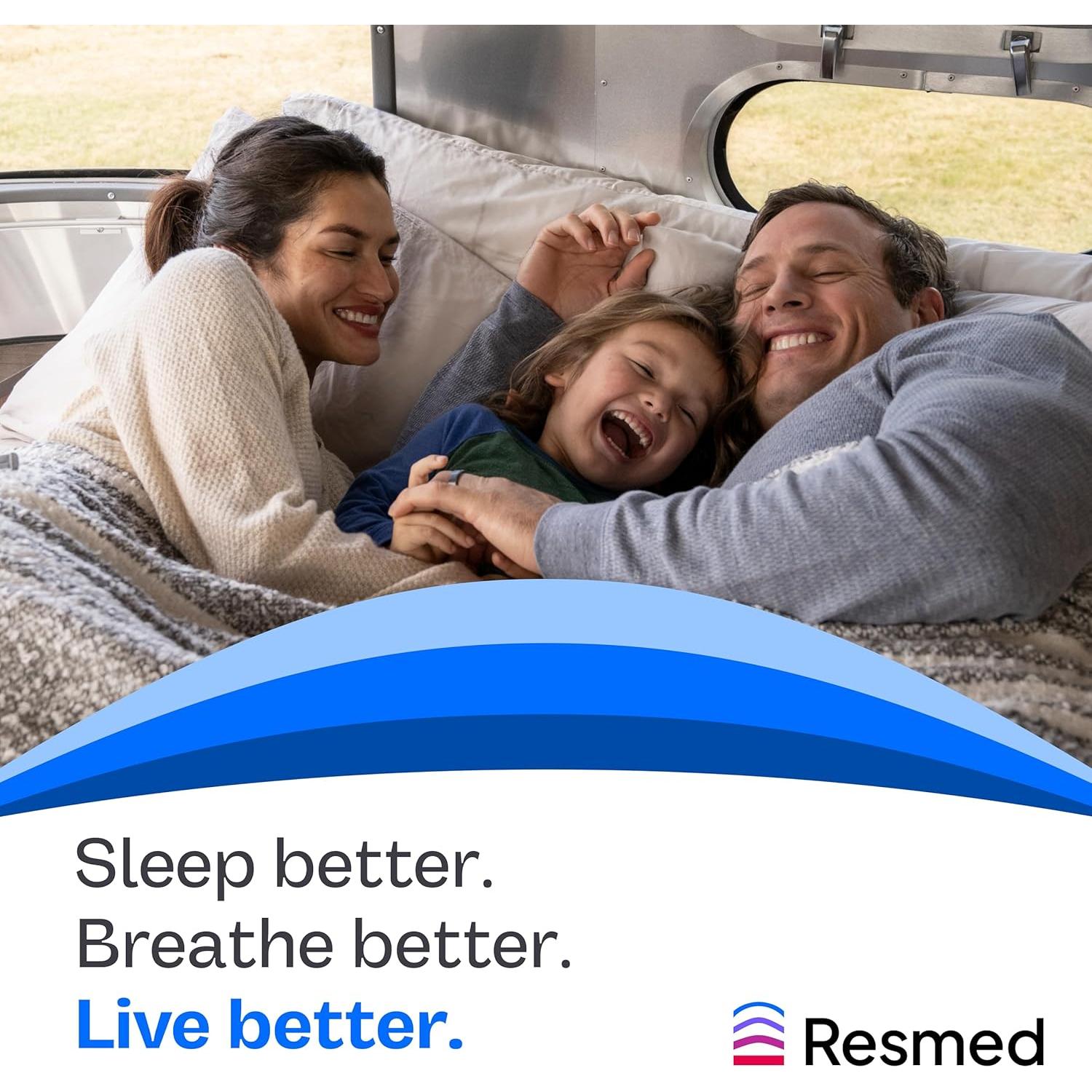 Sistema de Marco CPAP ResMed AirFit P10 - Pequeño con Almohadillas Nasales