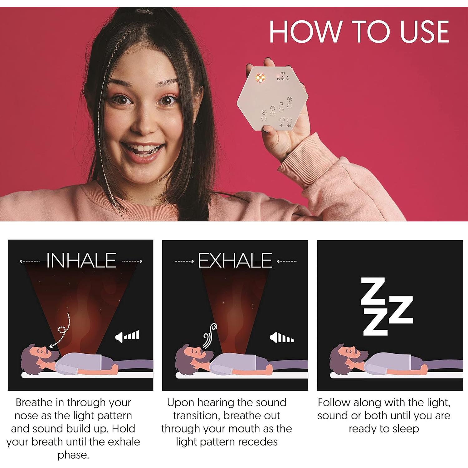 Proyector de Luz y Sonido emagine A Breathsync para Dormir