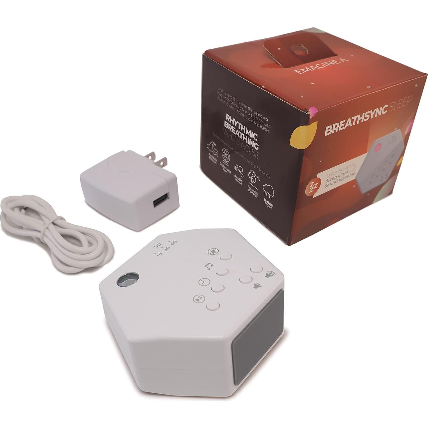 Proyector de Luz y Sonido emagine A Breathsync para Dormir