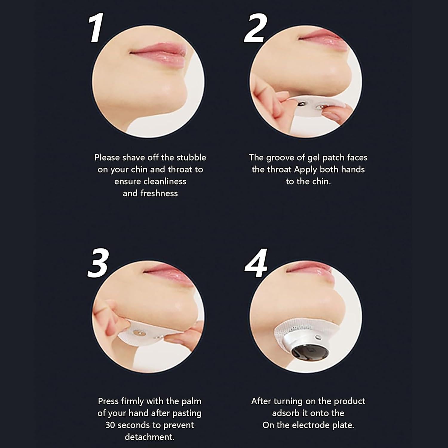 Electrodos de Reemplazo Antisnoring BEBEBSIRI - 20 Piezas