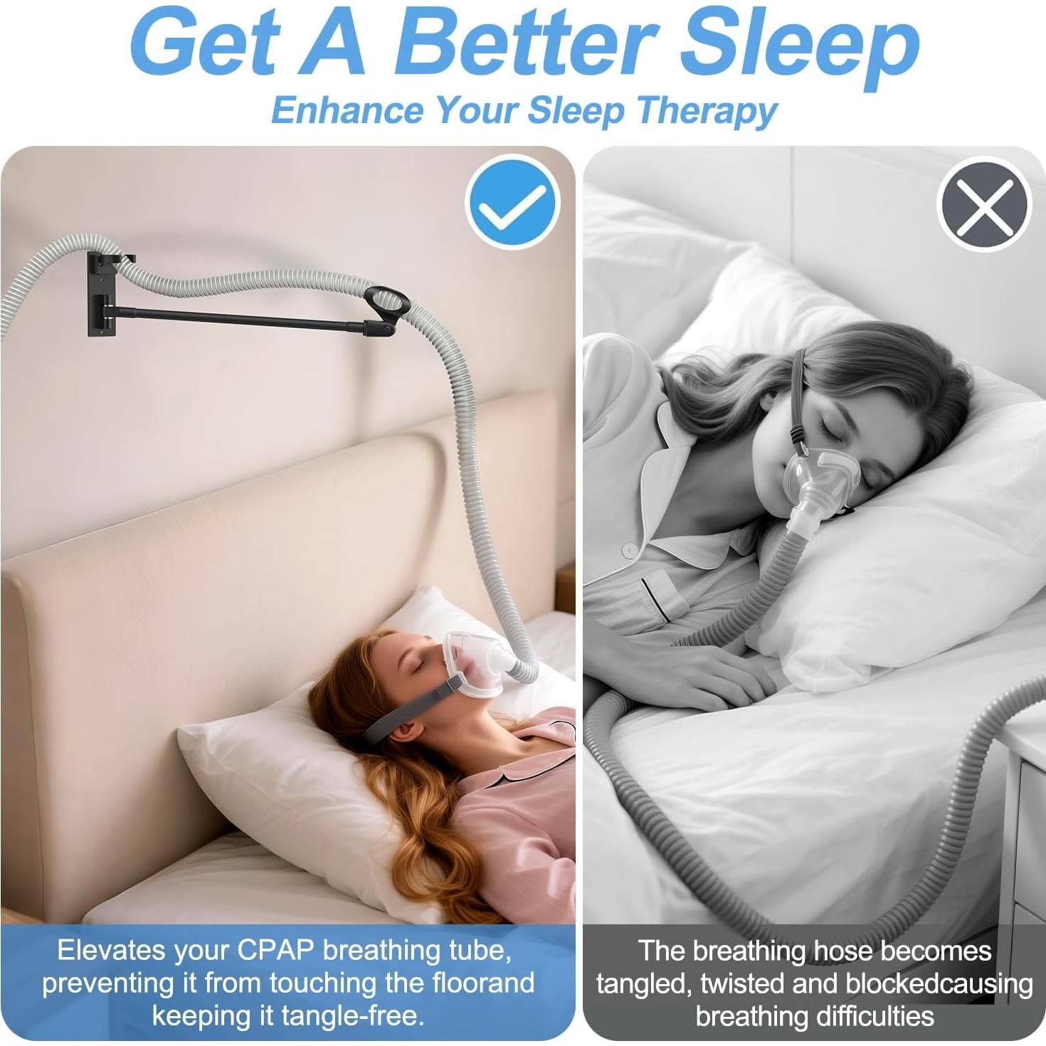 Soporte Articulado para Manguera CPAP KAEDLEY - Mejora Sueño