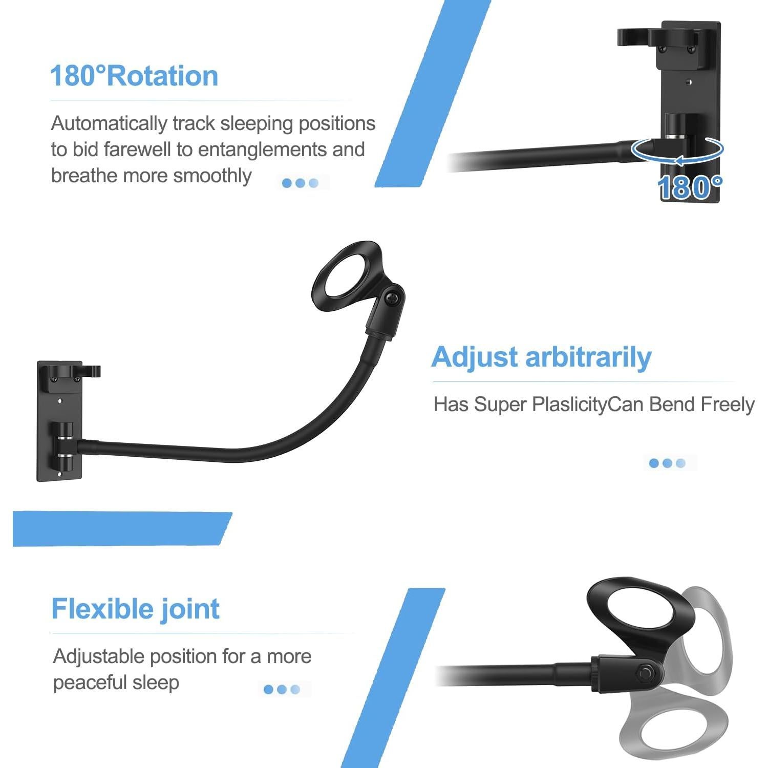 Soporte Articulado para Manguera CPAP KAEDLEY - Mejora Sueño