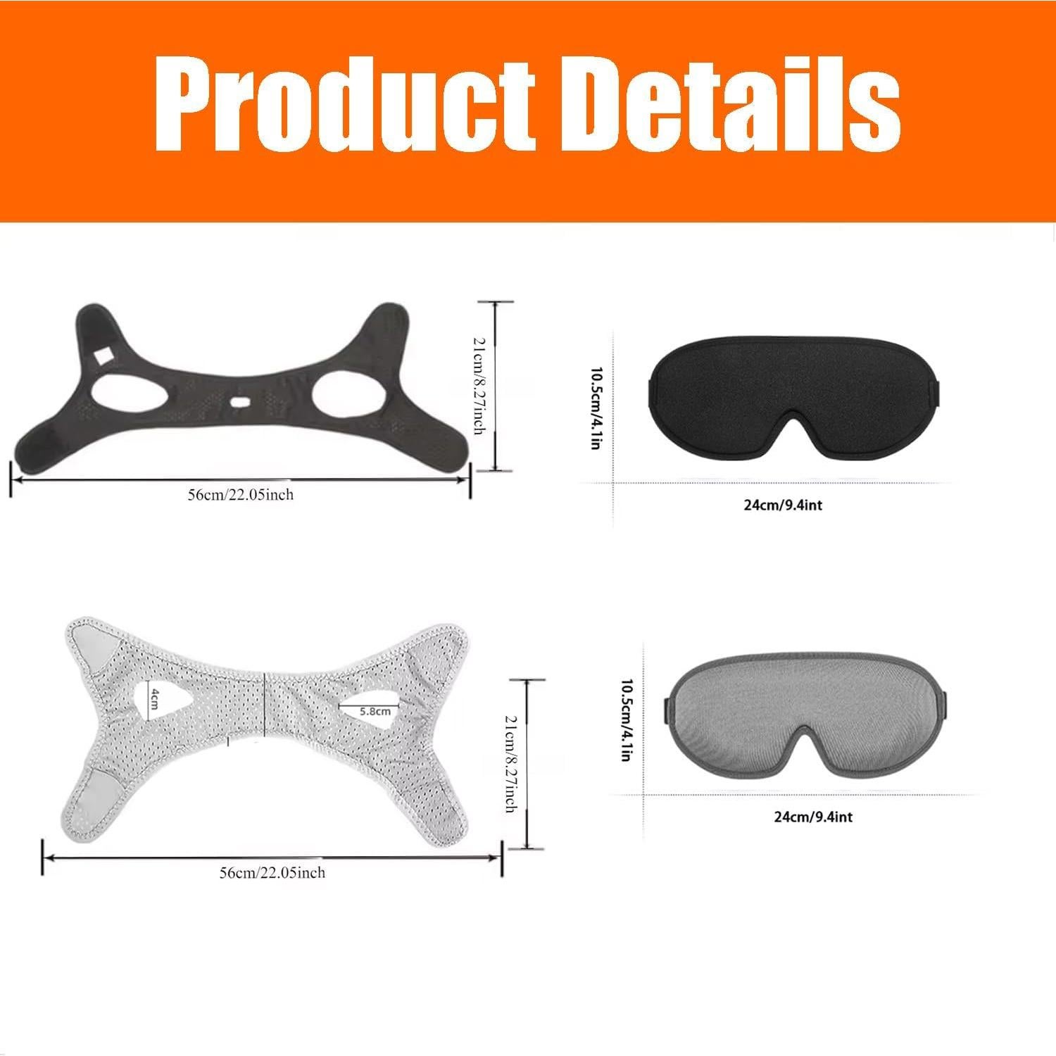 Correa para Barbilla Anti Ronquidos HYLCWTH con Kit de Sueño