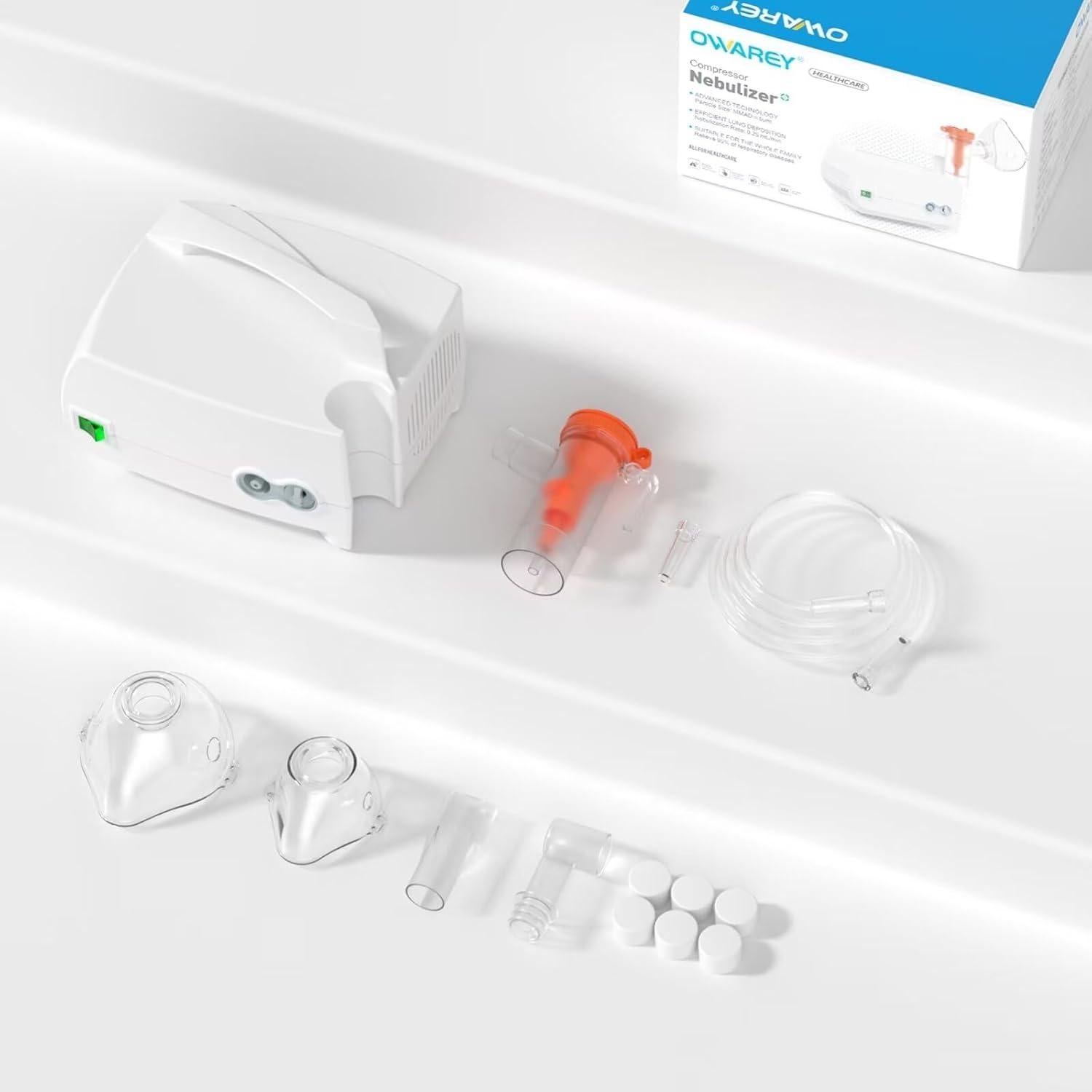 Nebulizador OWAREY para Adultos y Niños - Máquina de Nebulización Eficiente