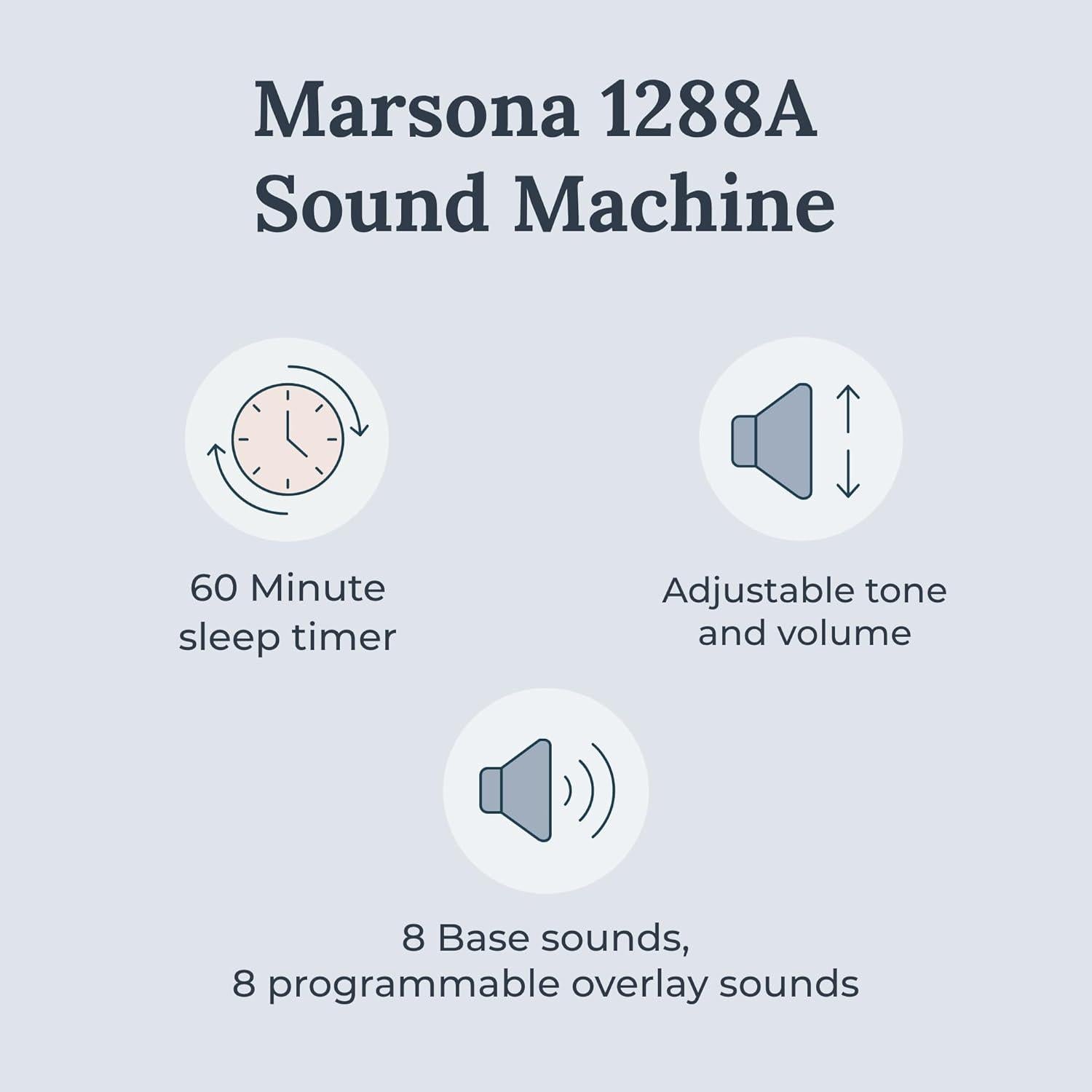 Yogasleep Marsona 1288A Máquina de Sonido para Dormir