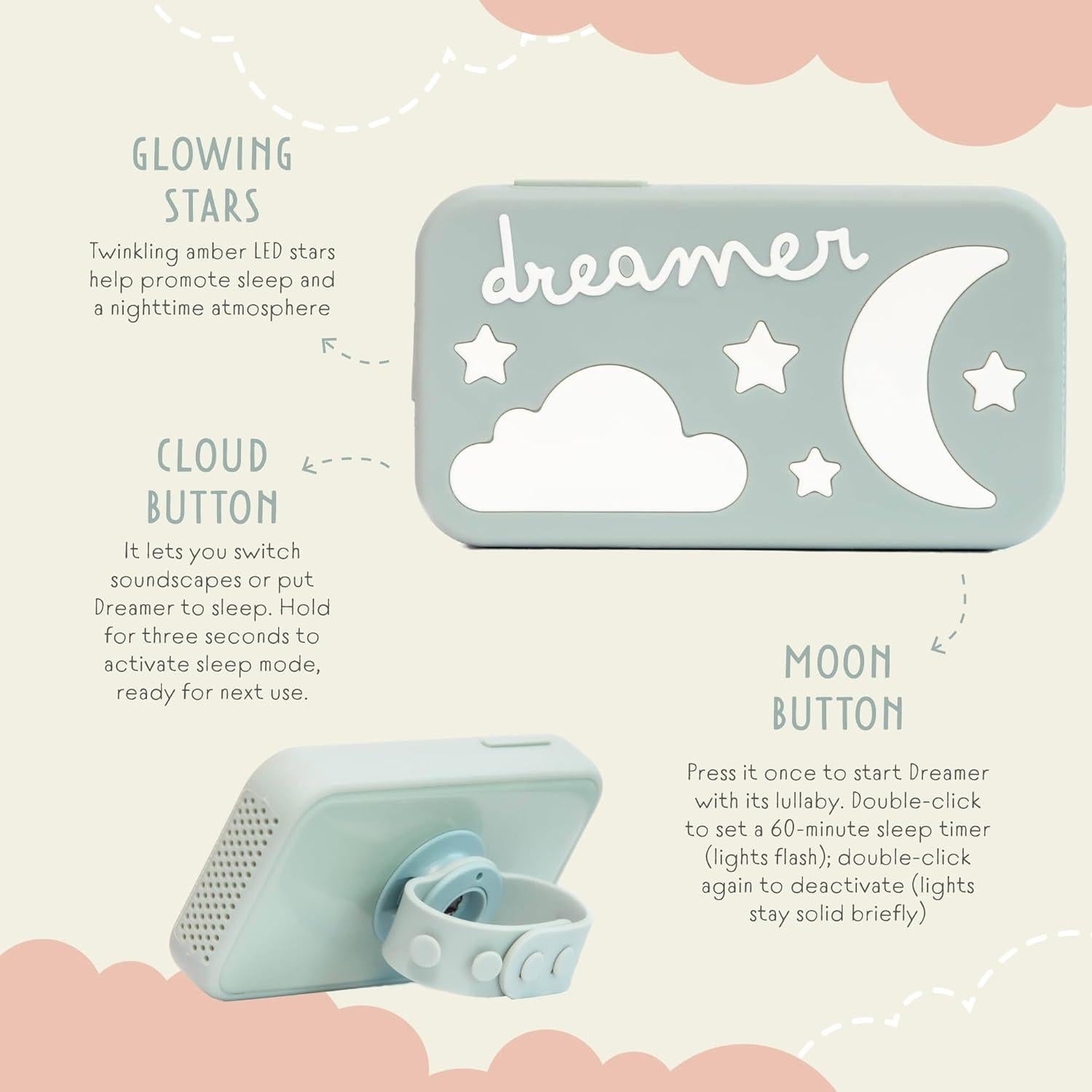 Máquina de Sonido Dreamer Kingsland Lab - Portátil Salvia