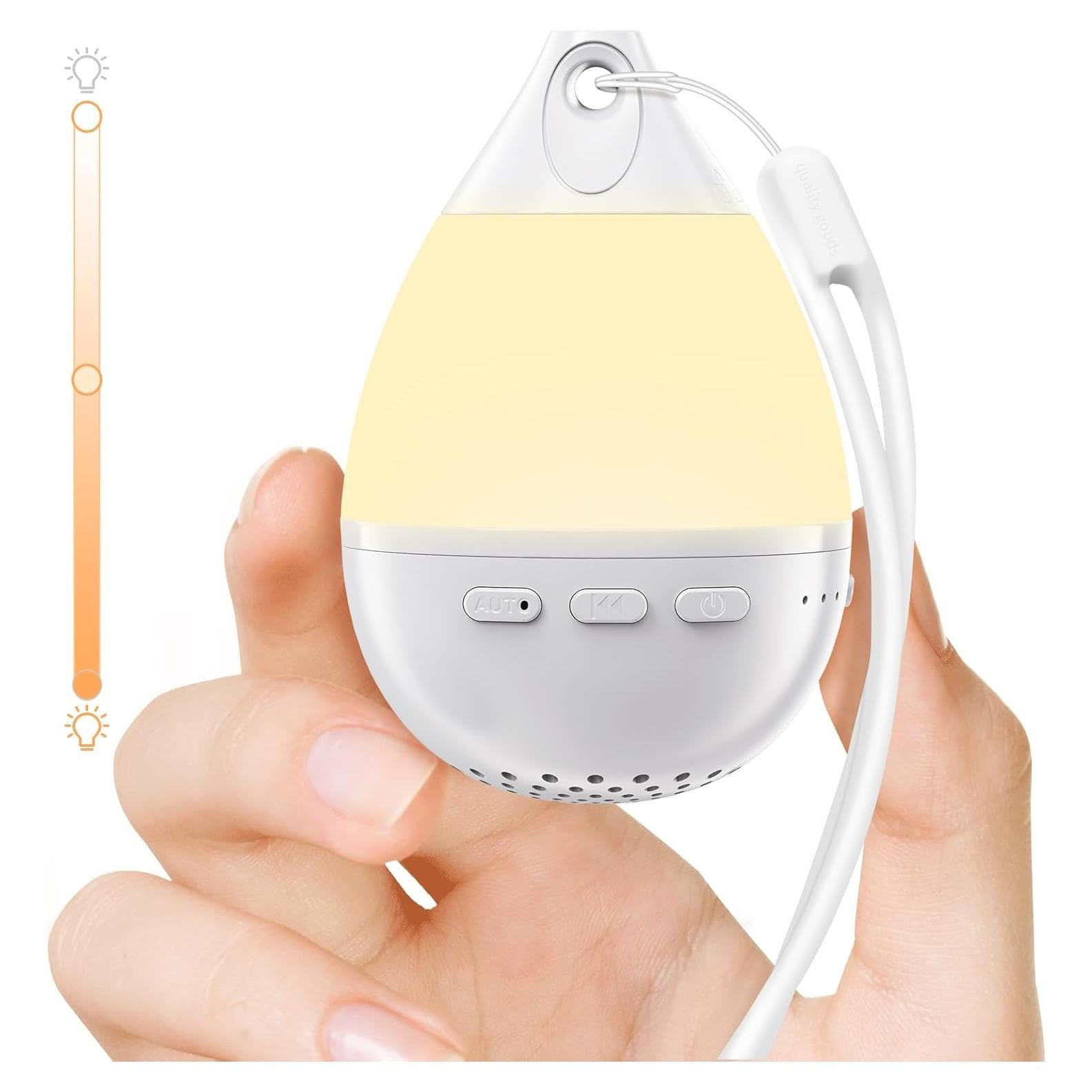 Máquina de Sonido 3 en 1 Gouezcc M10 con Luz Nocturna y Bluetooth