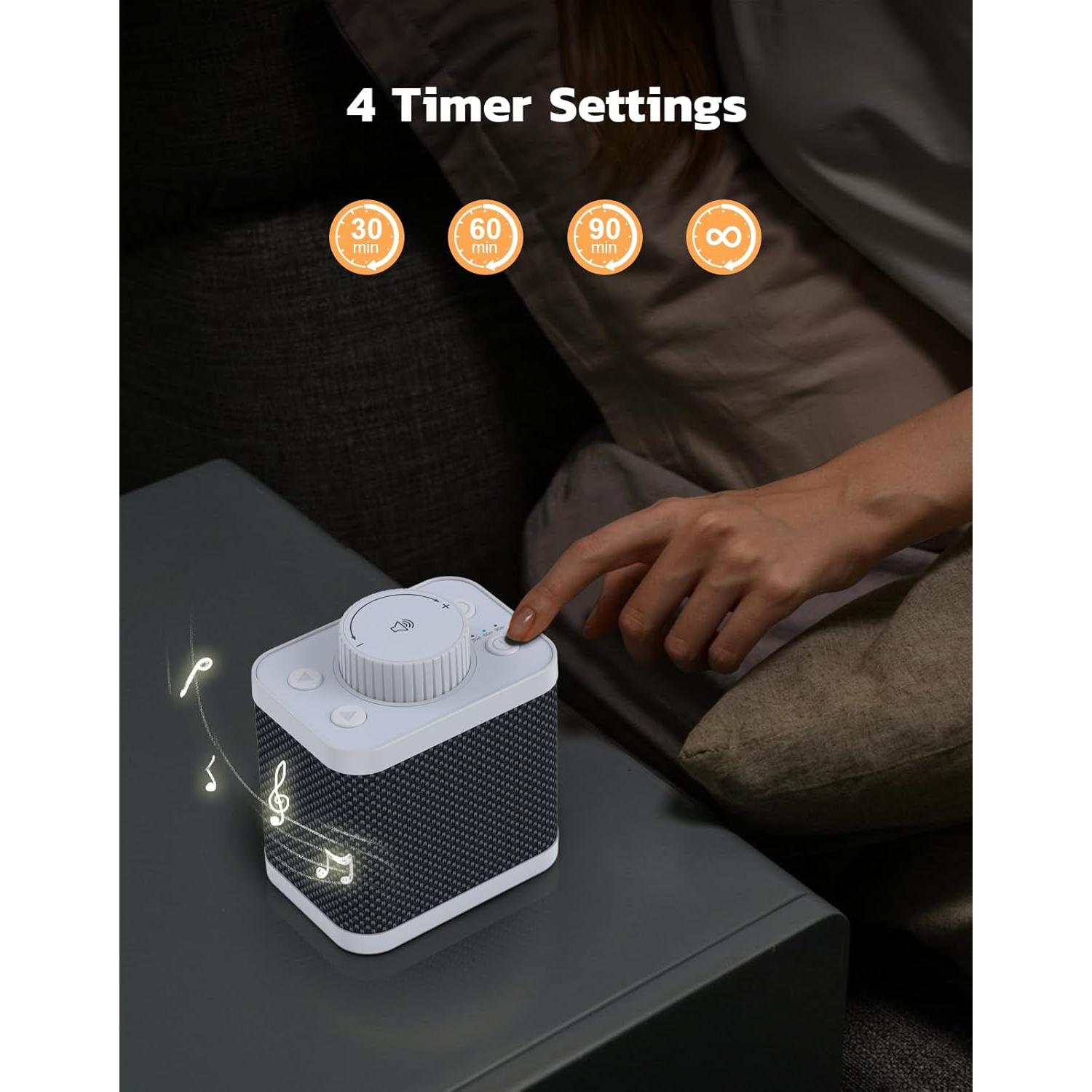 Máquina de Sonido Blanco Afuosy H11 con 20 Sonidos Relajantes