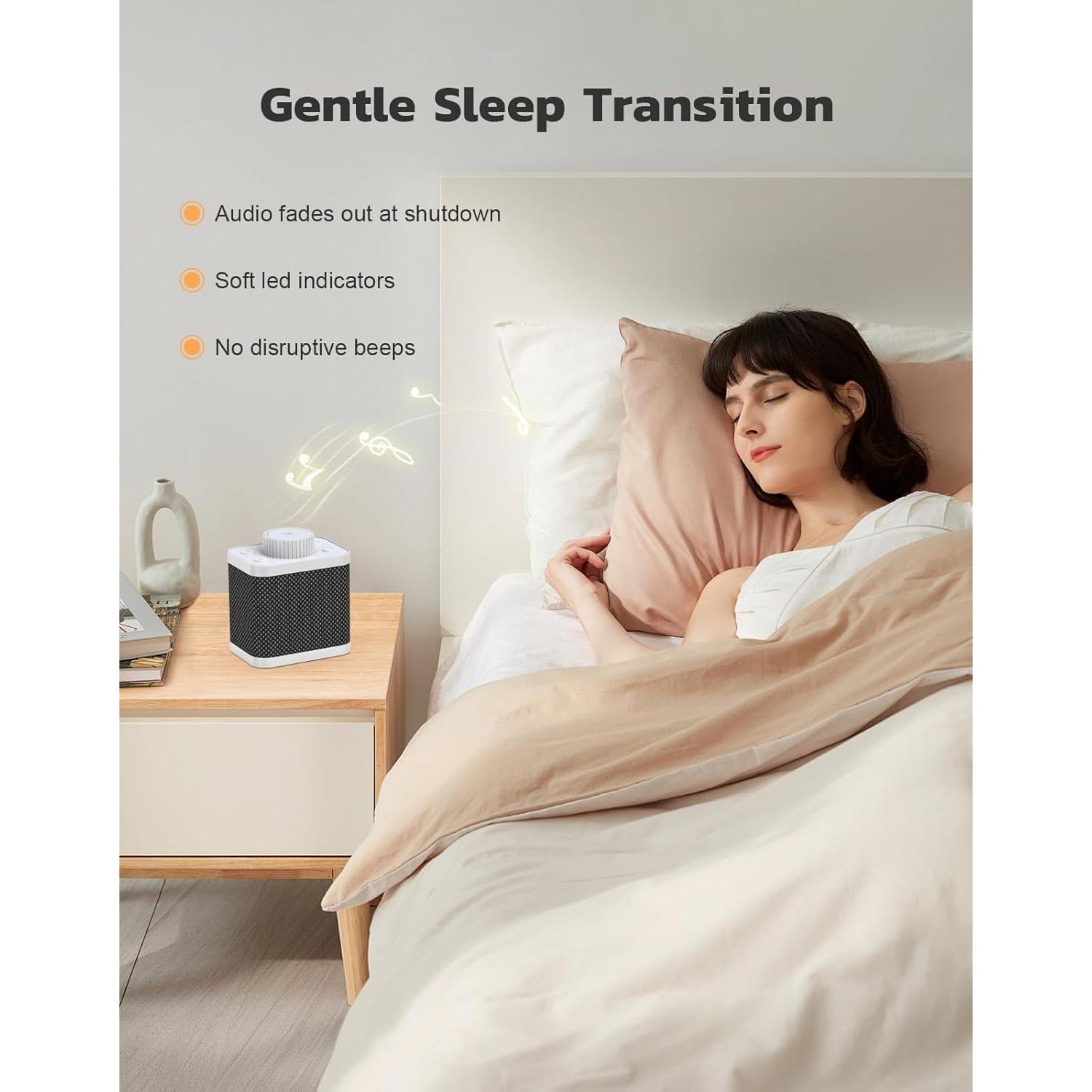 Máquina de Sonido Blanco Afuosy H11 con 20 Sonidos Relajantes