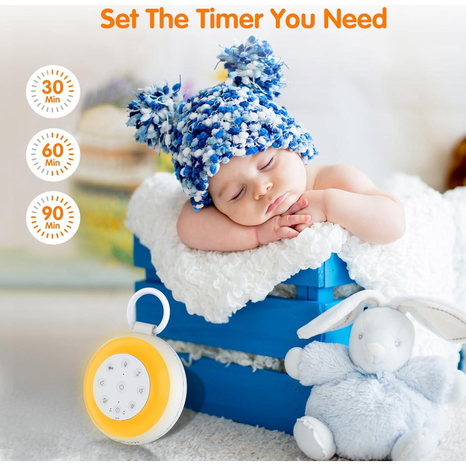 Máquina de Sonido de Ruido Blanco XYNGU Portátil 24 Sonidos