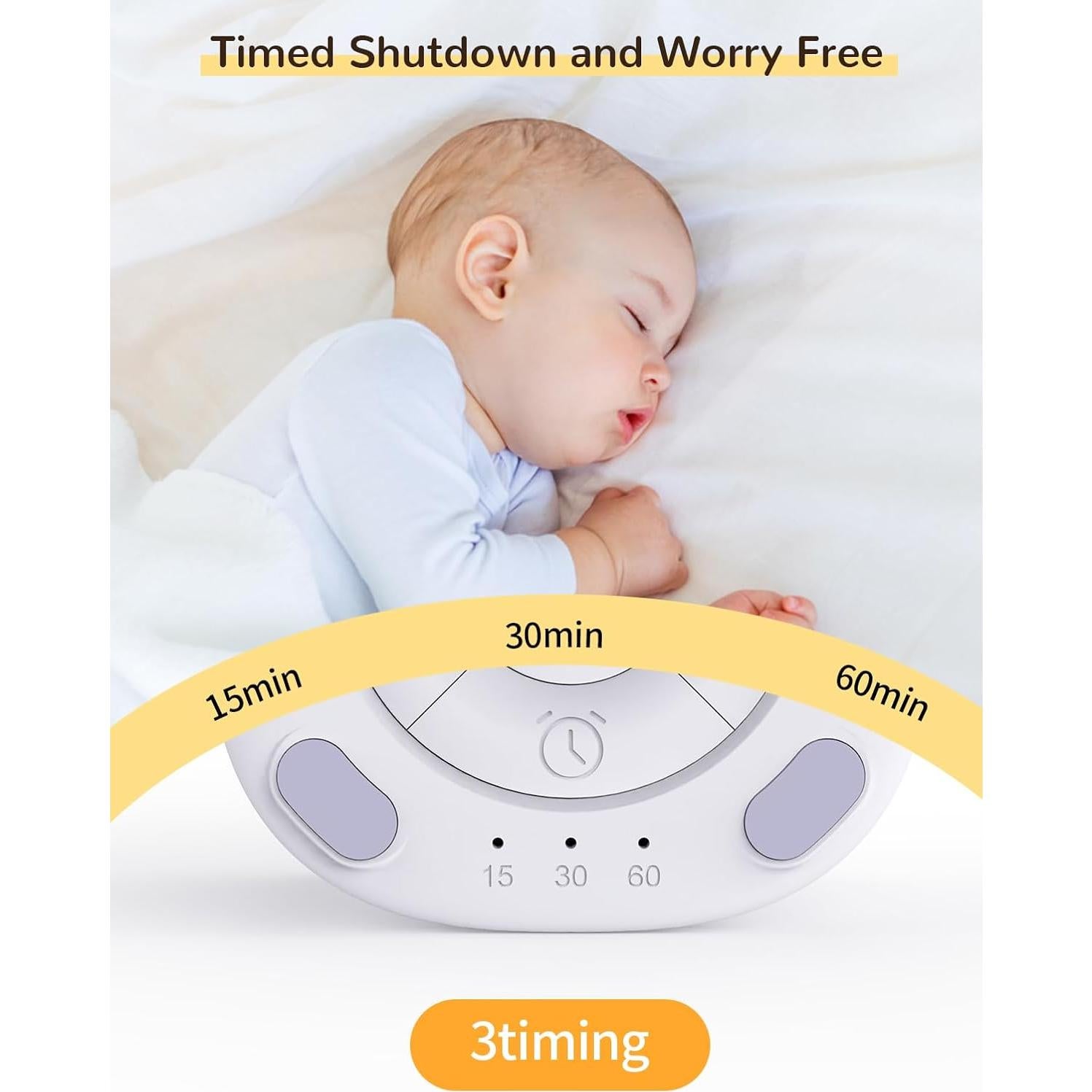 Máquina de Sonido Blanco Dearan para Bebé y Adulto - Mini Portátil