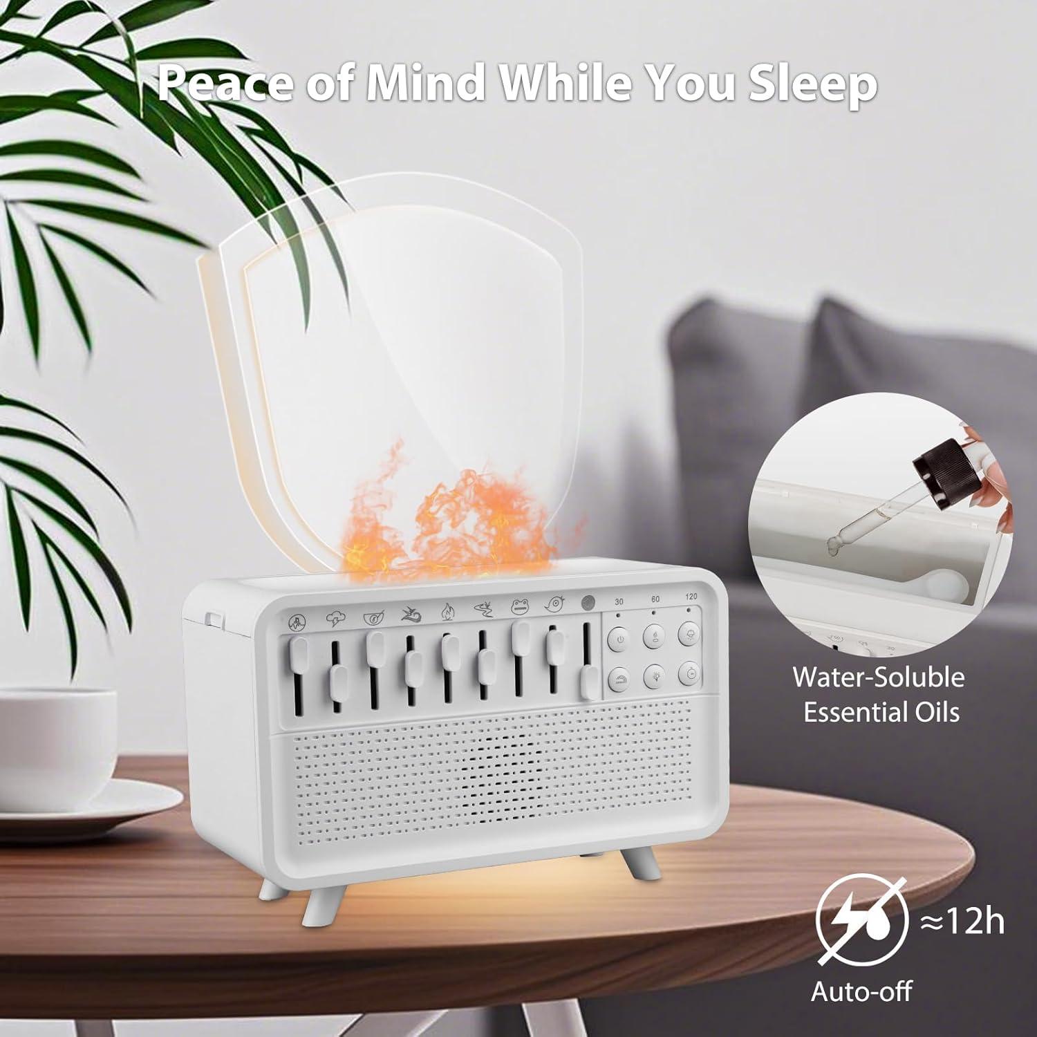 Máquina de Ruido Blanco 4 en 1 Sleep Solutions con Humidificador