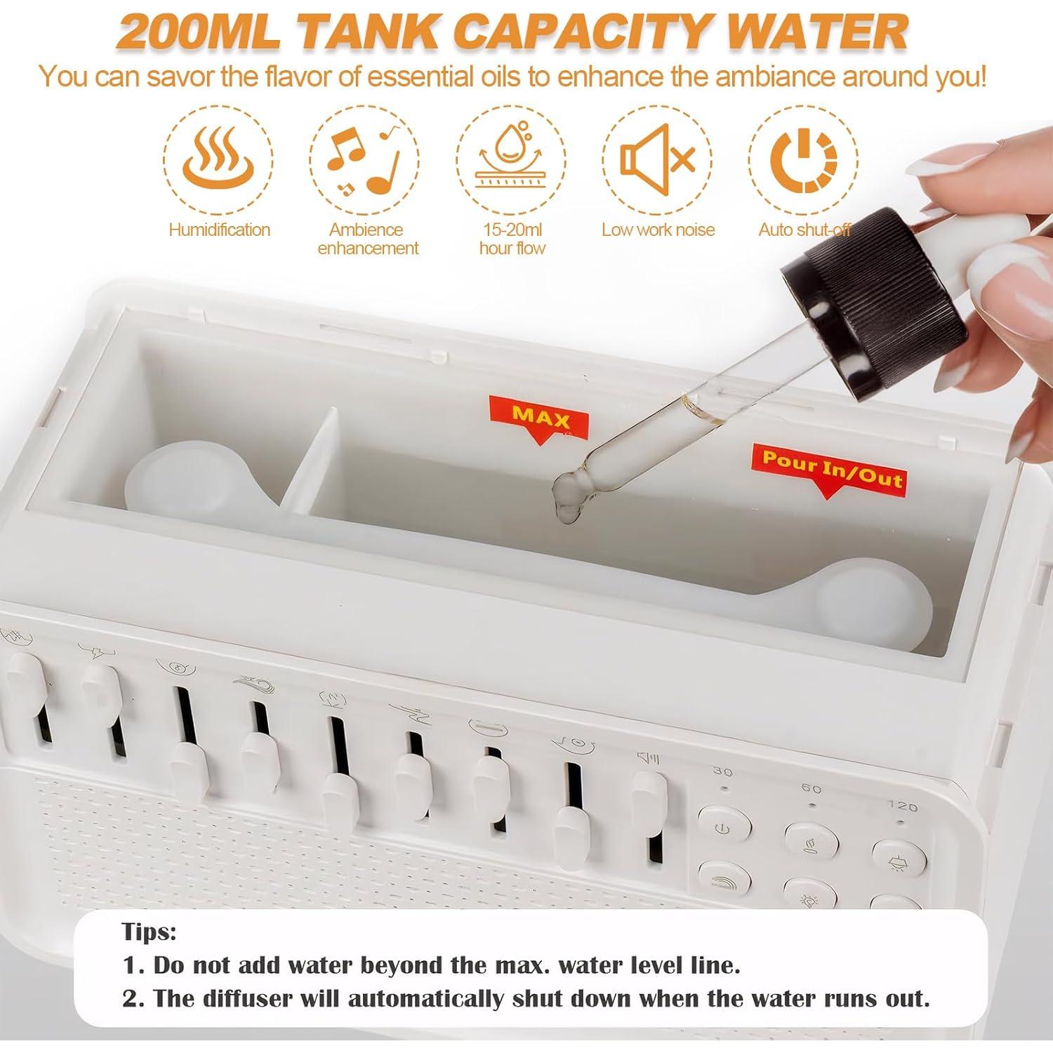 Máquina de Ruido Blanco 4 en 1 Sleep Solutions con Humidificador