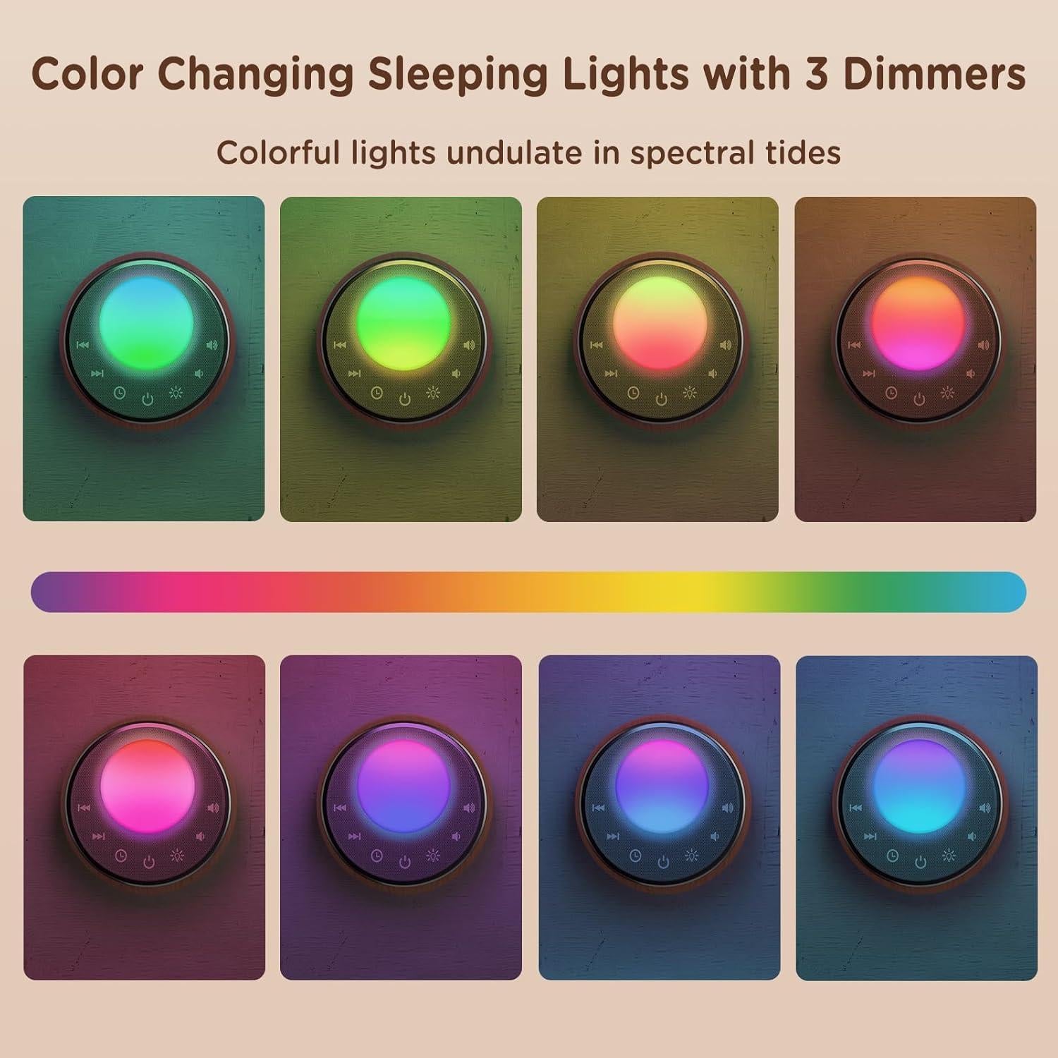 Máquina de Sonido Peakeep MHP6090 Portátil con Luz RGB