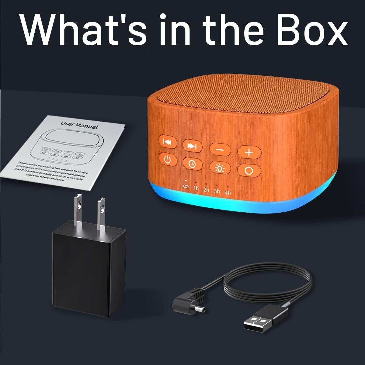 Máquina de Ruido Blanco Magicteam SB-3 con 25 Sonidos y 10 Luces