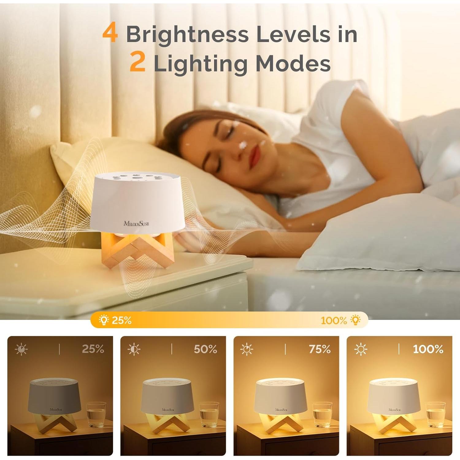 Máquina de Sonido MelodySusie con 31 Sonidos y Luz Nocturna