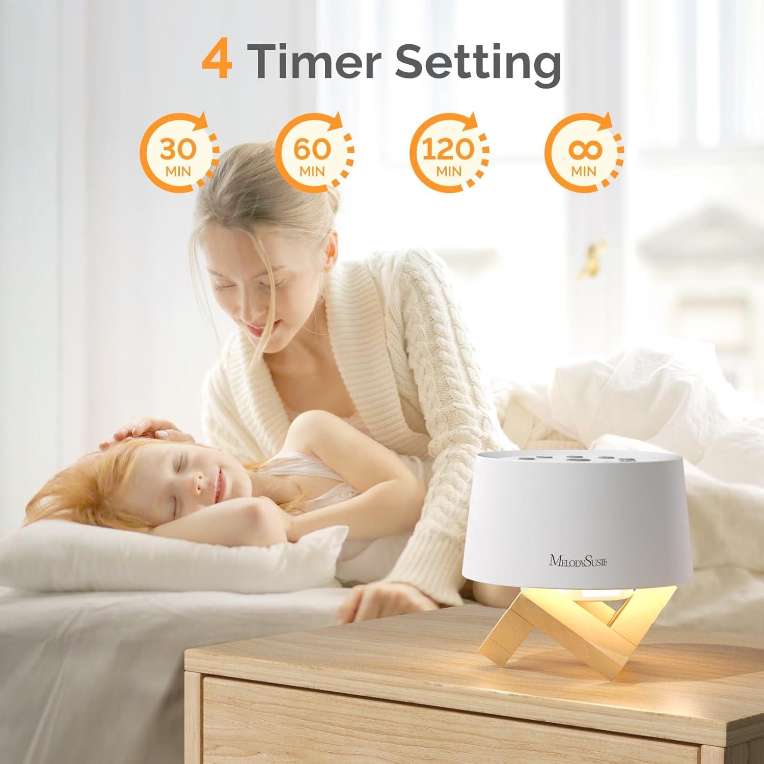 Máquina de Sonido MelodySusie con 31 Sonidos y Luz Nocturna