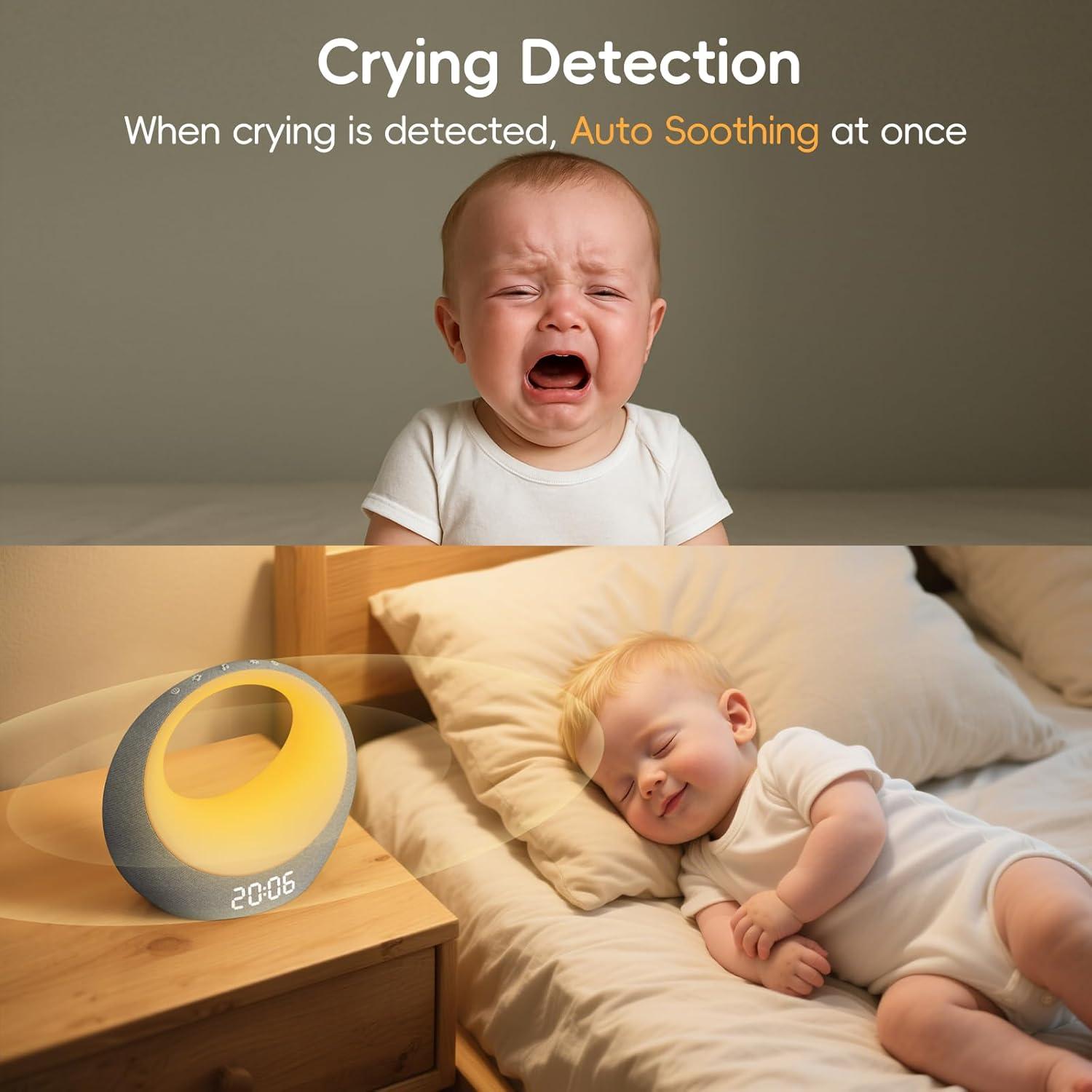 Máquina de Sonido Gianna Lullume - Ruido Blanco, 26 Sonidos, 8 Luces