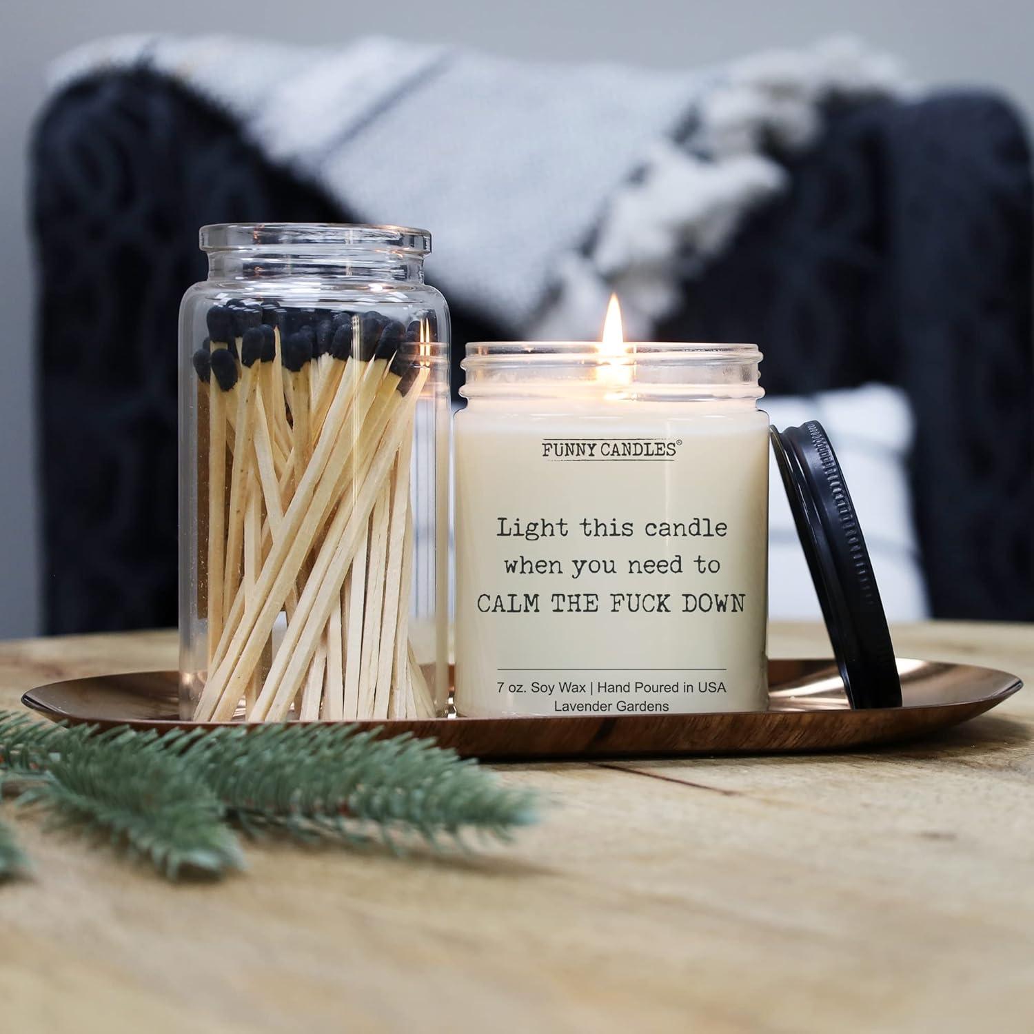 Vela de Soja Aromática 255g - Velas Divertidas - Regalo Amistad