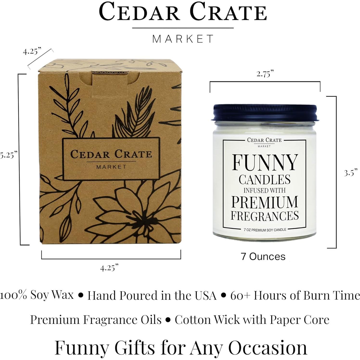 Vela de Soja Aromática 255g - Velas Divertidas - Regalo Amistad