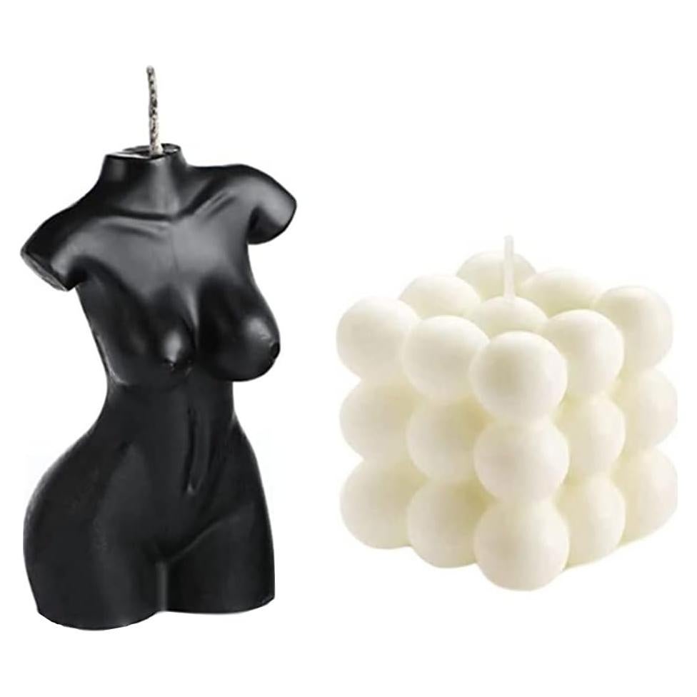 Set de 2 Velas Aromáticas de Cera de Soja NatureMan - Diseño Único