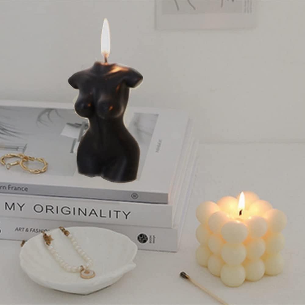 Set de 2 Velas Aromáticas de Cera de Soja NatureMan - Diseño Único