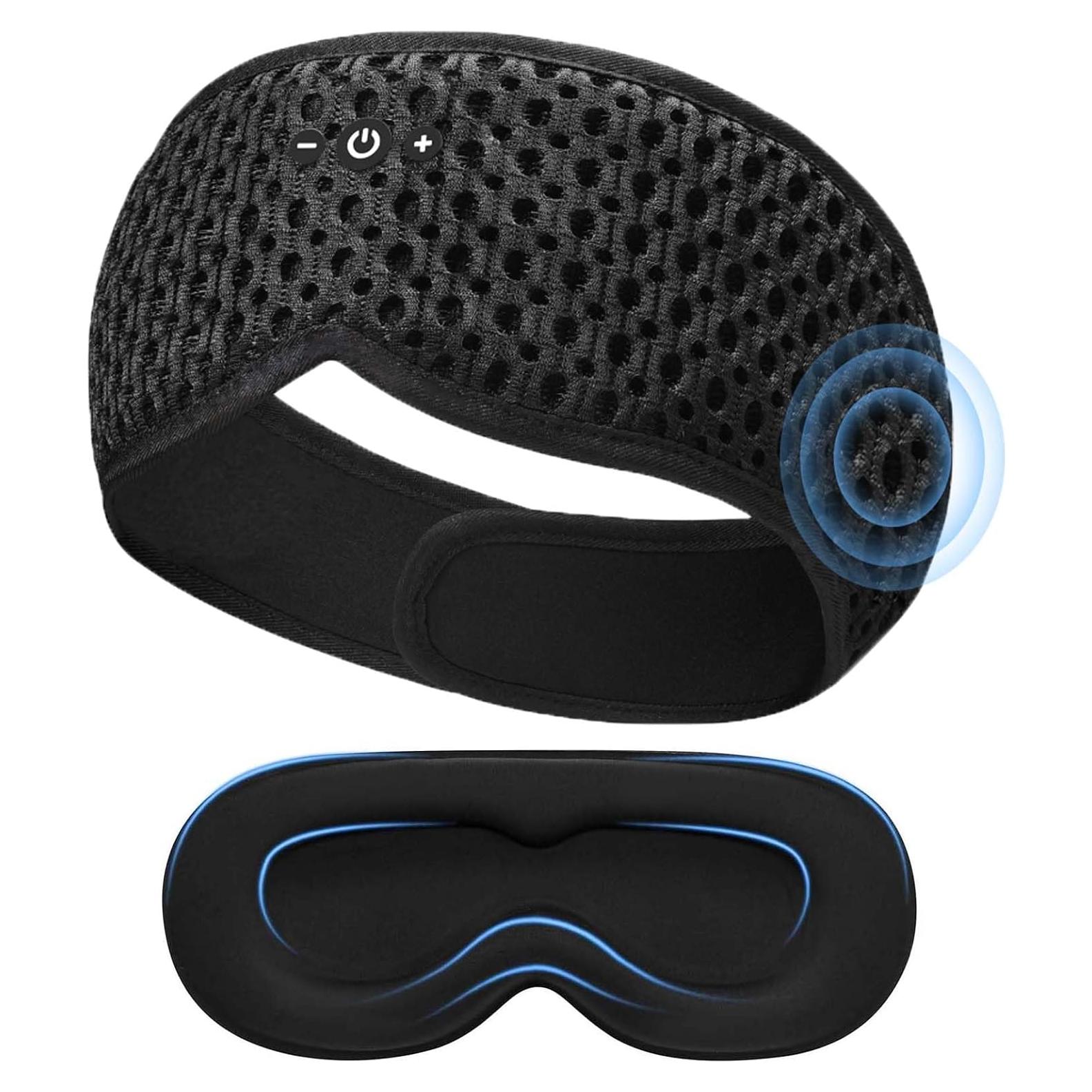 Máscara de Sueño Bluetooth ZZZ 3D Removible con Altavoces