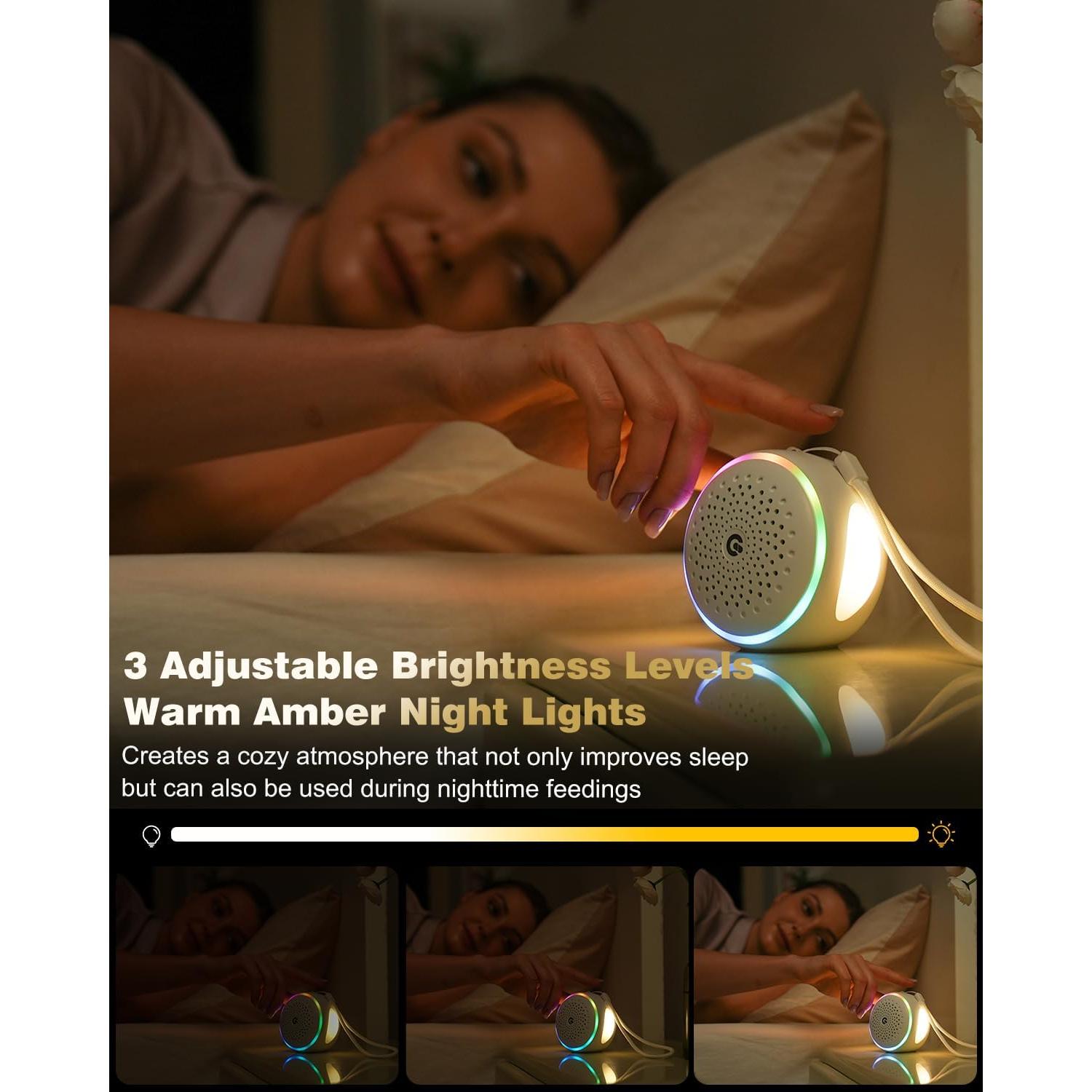 Máquina de Sonido de Ruido Blanco FIRPOW con 27 Sonidos