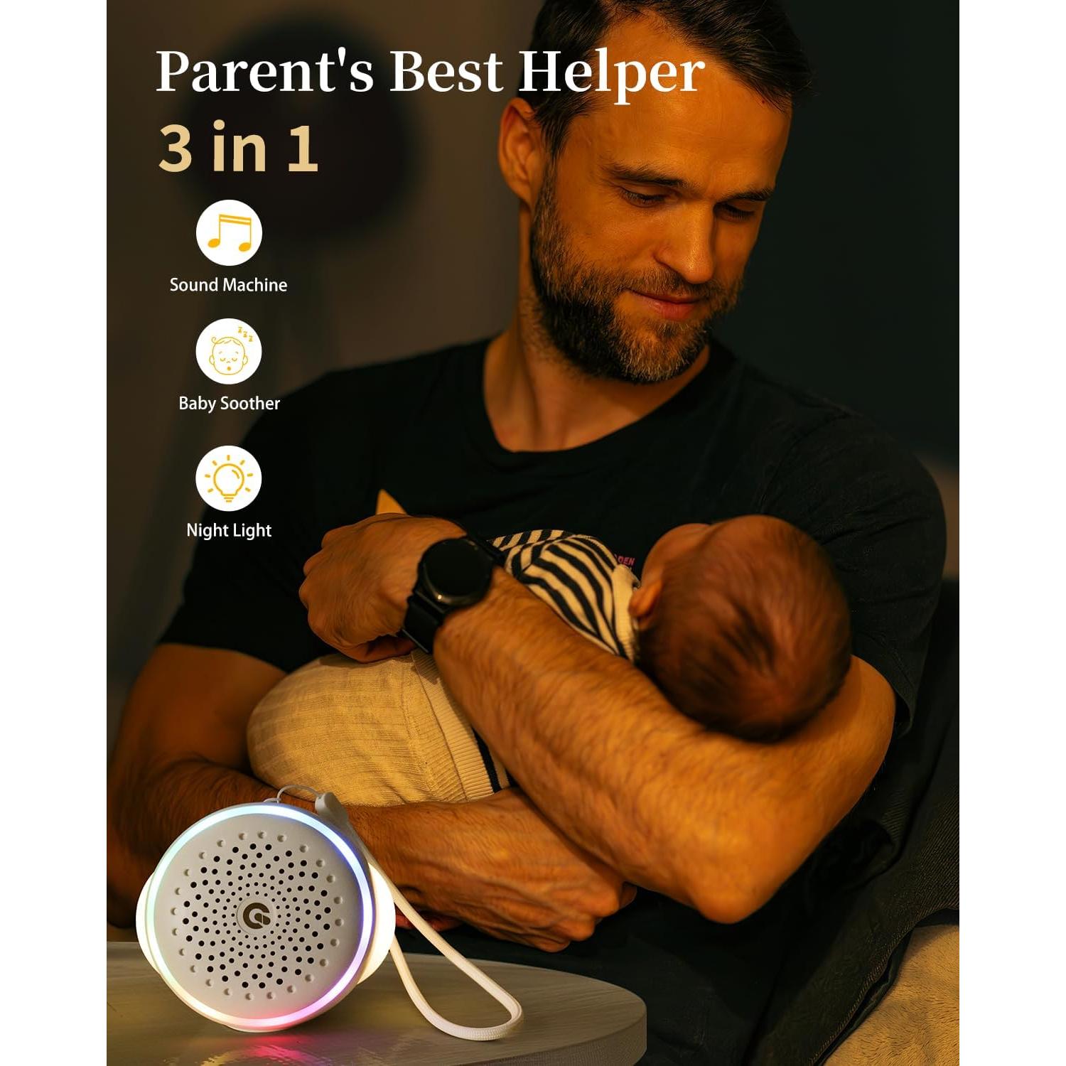 Máquina de Sonido de Ruido Blanco FIRPOW con 27 Sonidos