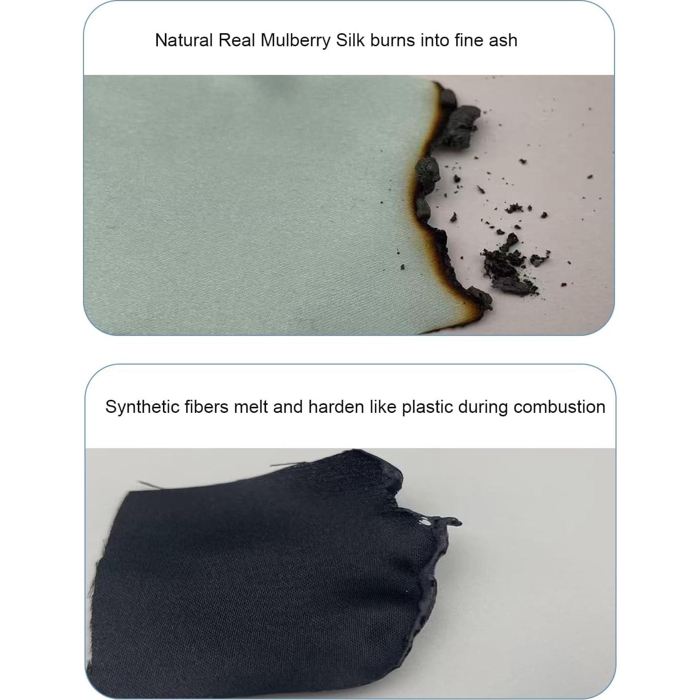 Máscara para dormir de seda de morera Barlixy 22 Momme Azul