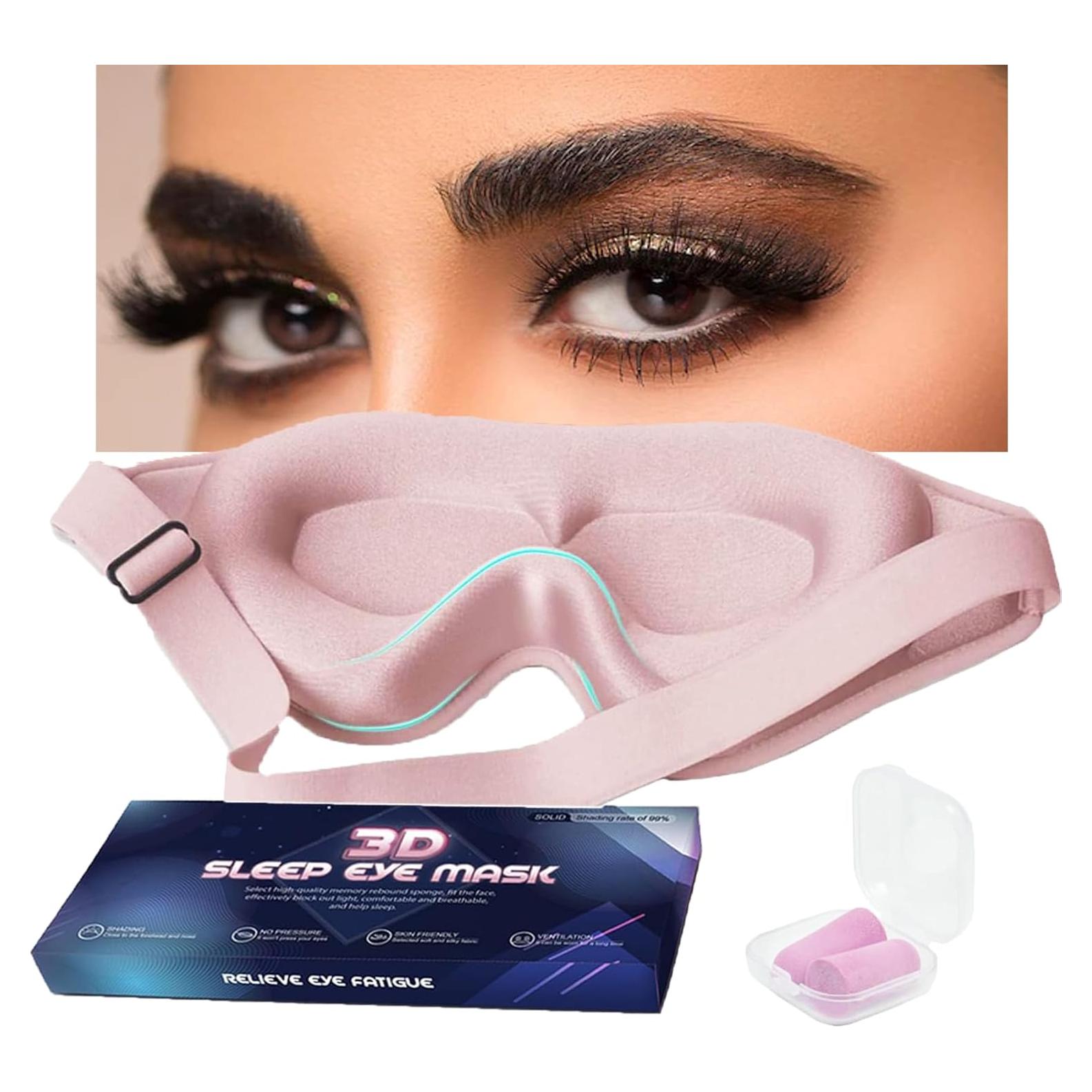 Máscara de dormir 3D para extensiones de pestañas tiabchhiz