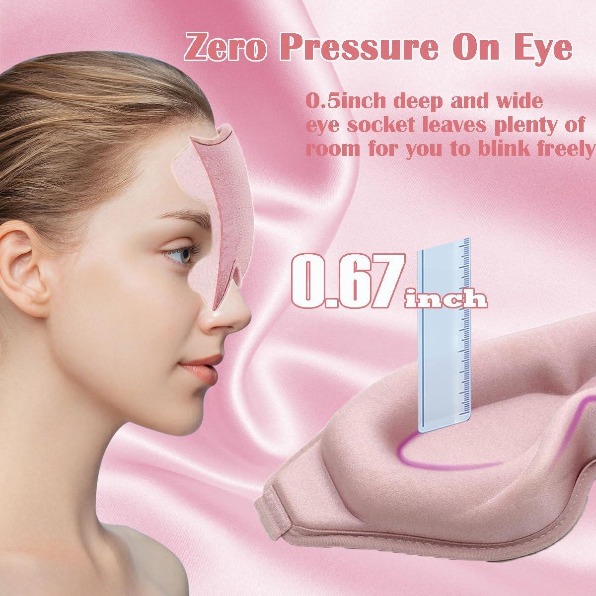 Máscara de dormir 3D para extensiones de pestañas tiabchhiz