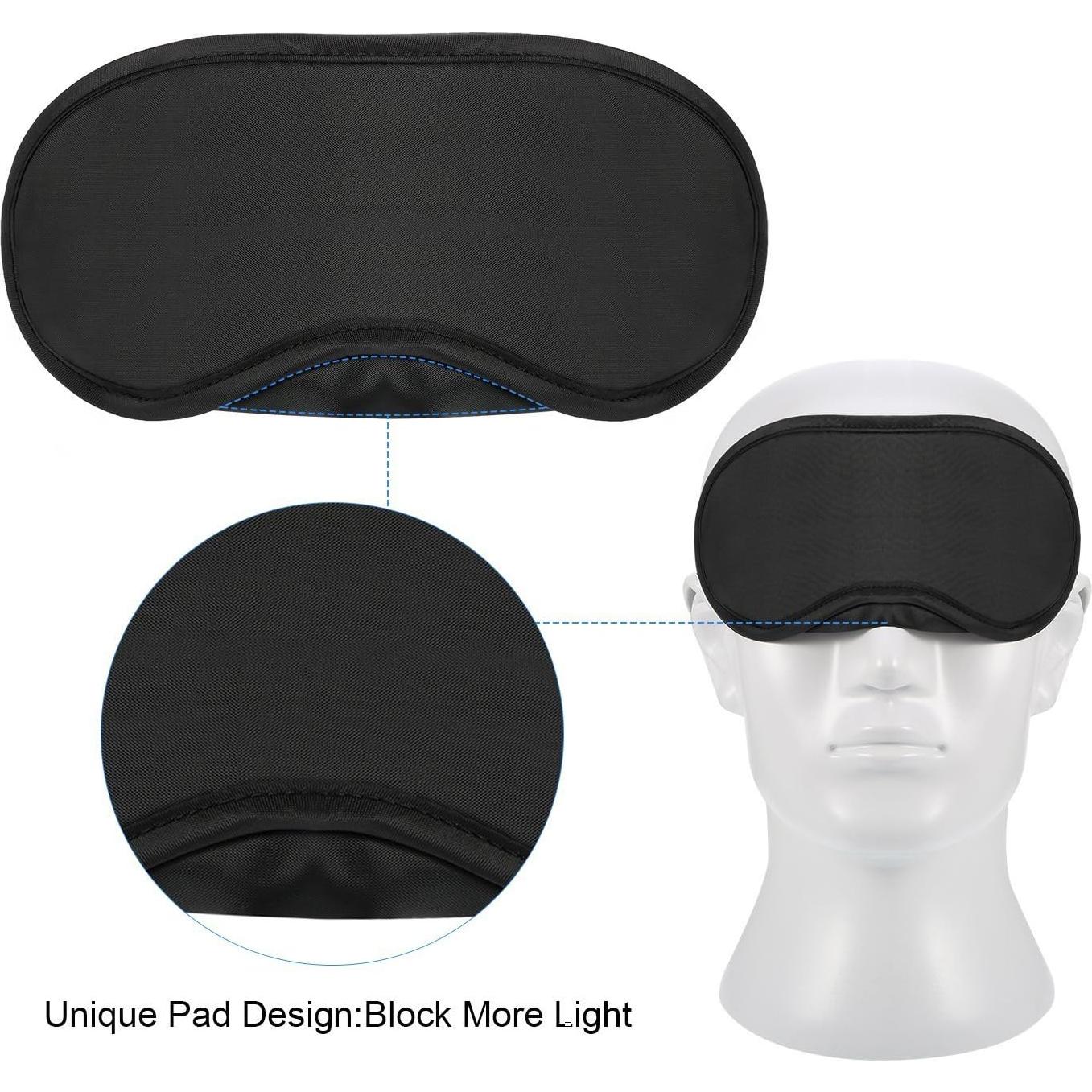 Paquete de 10 Máscaras para Dormir FENGMANG con Almohadilla
