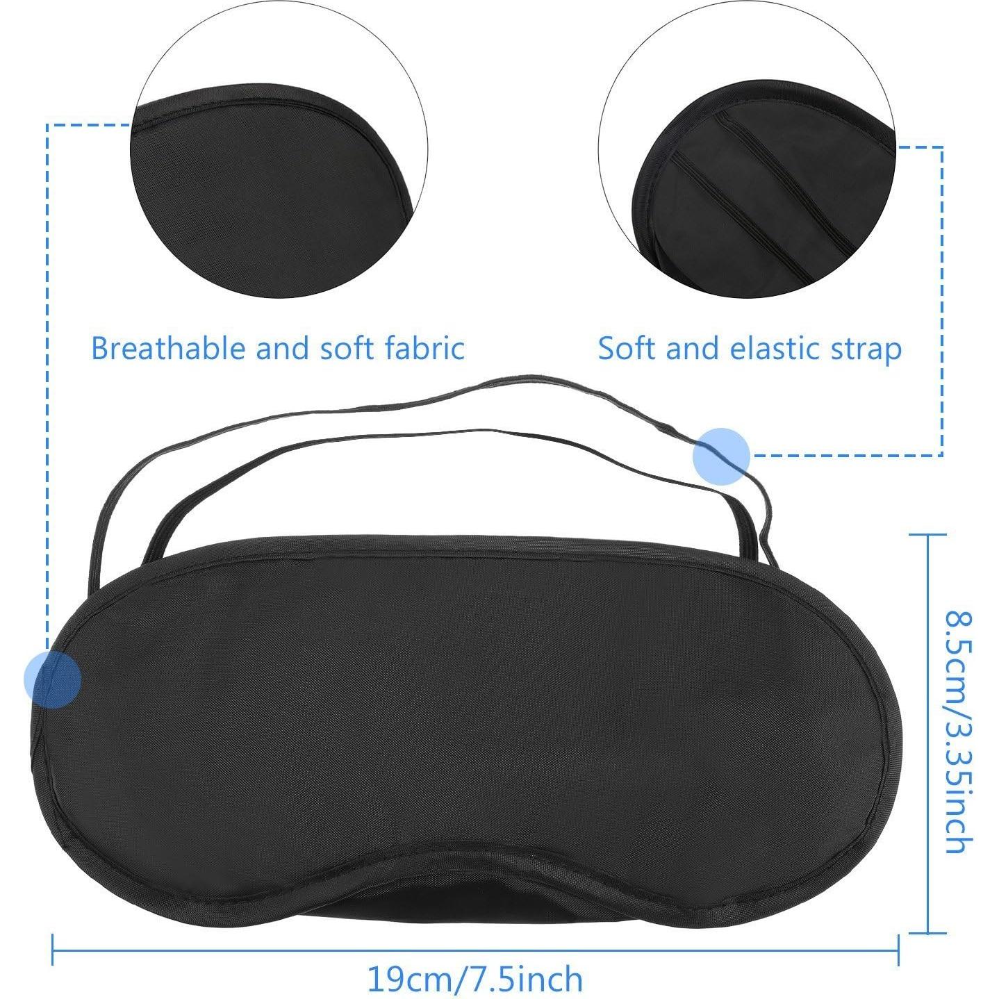 Paquete de 10 Máscaras para Dormir FENGMANG con Almohadilla