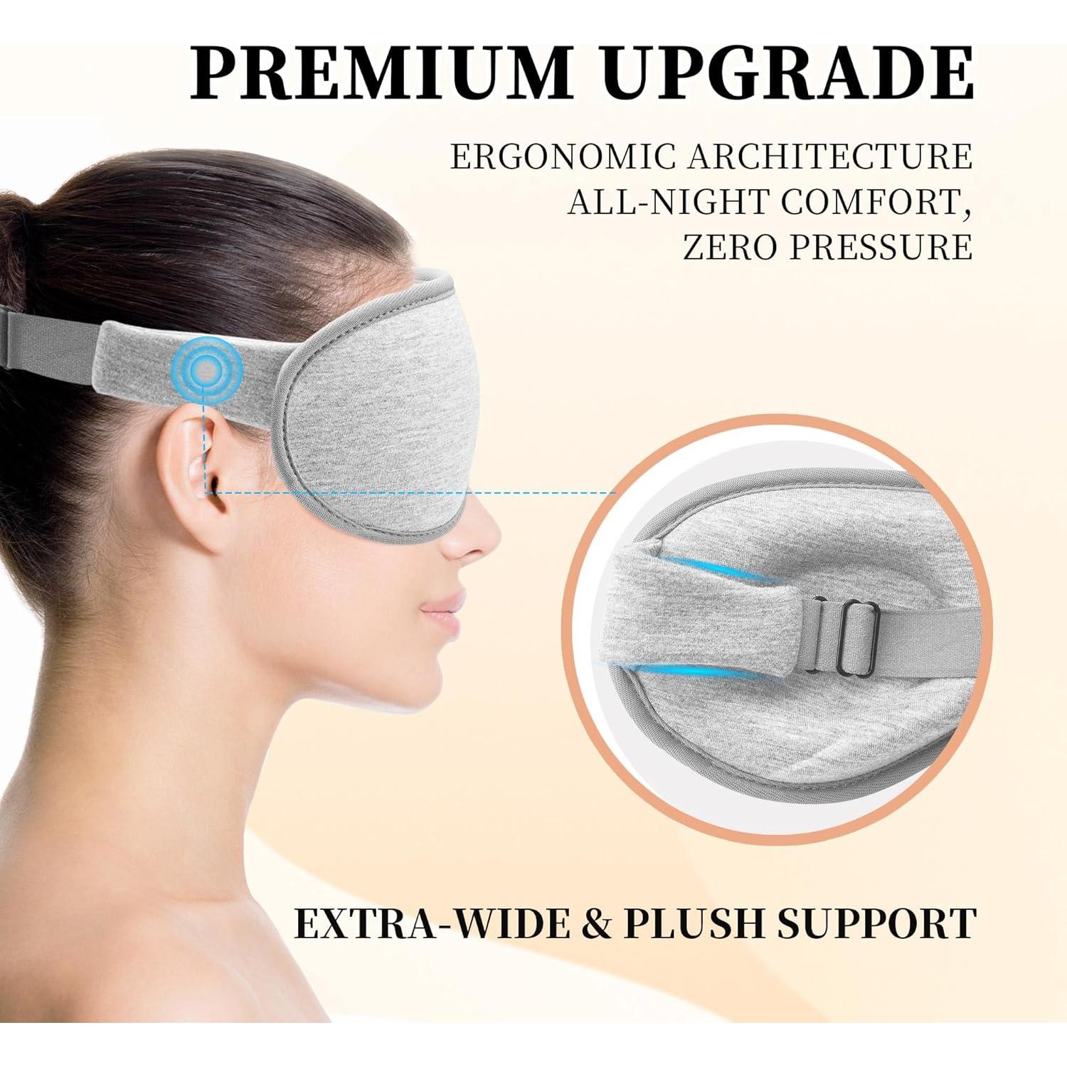 Set de 2 Máscaras para Dormir 3D Contour Shenzhen Jiuchuan