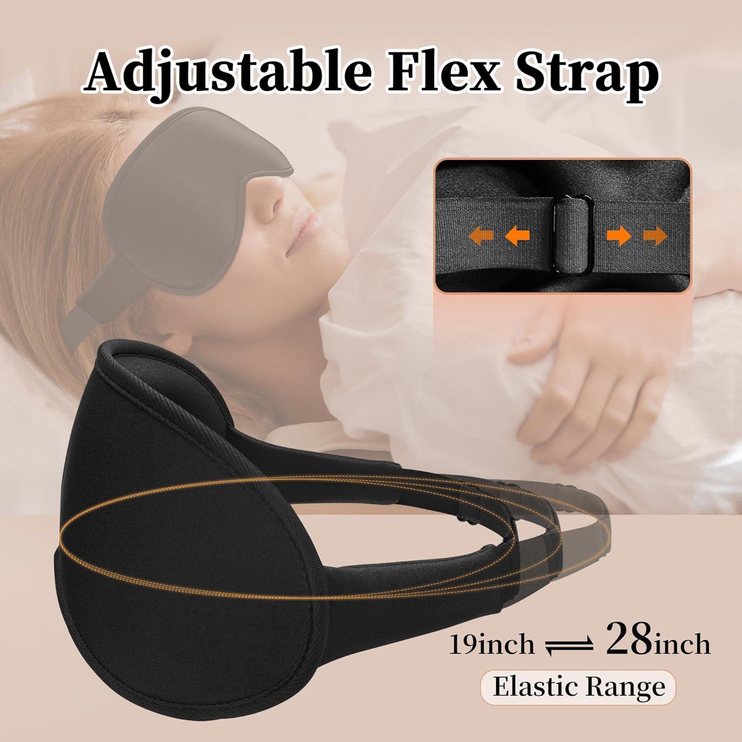 Set de 2 Máscaras para Dormir 3D Contour Shenzhen Jiuchuan