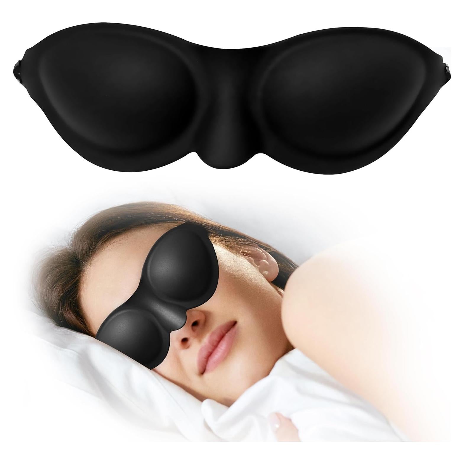 Máscara de Sueño KINKIMISTINA de Silicona para Ojos Secos